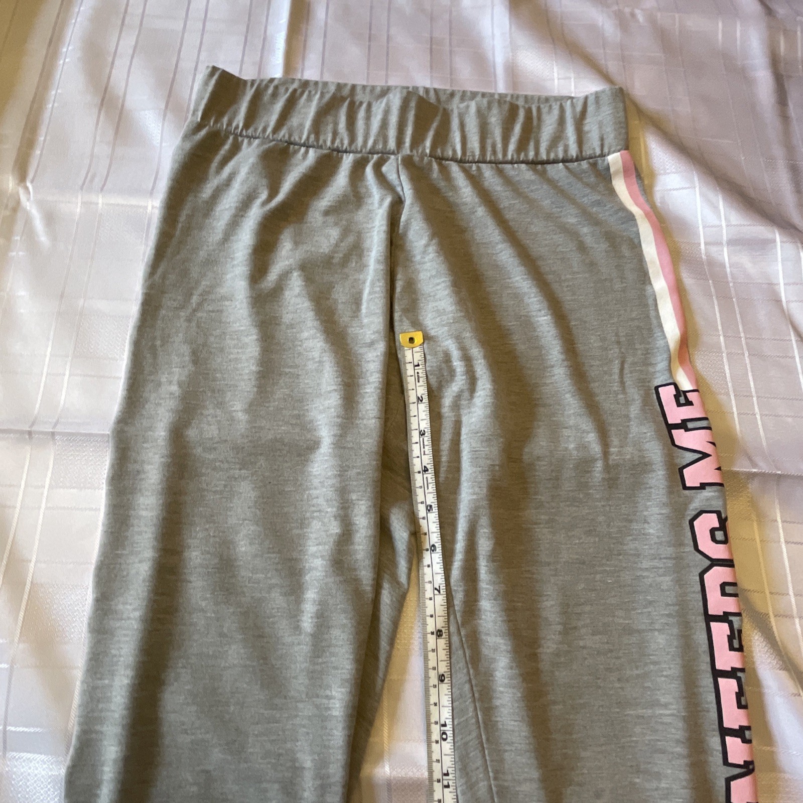 Select Ladies Grey Leggings Size Medium 10 Uk .Leg 27 Inches -with Logo New