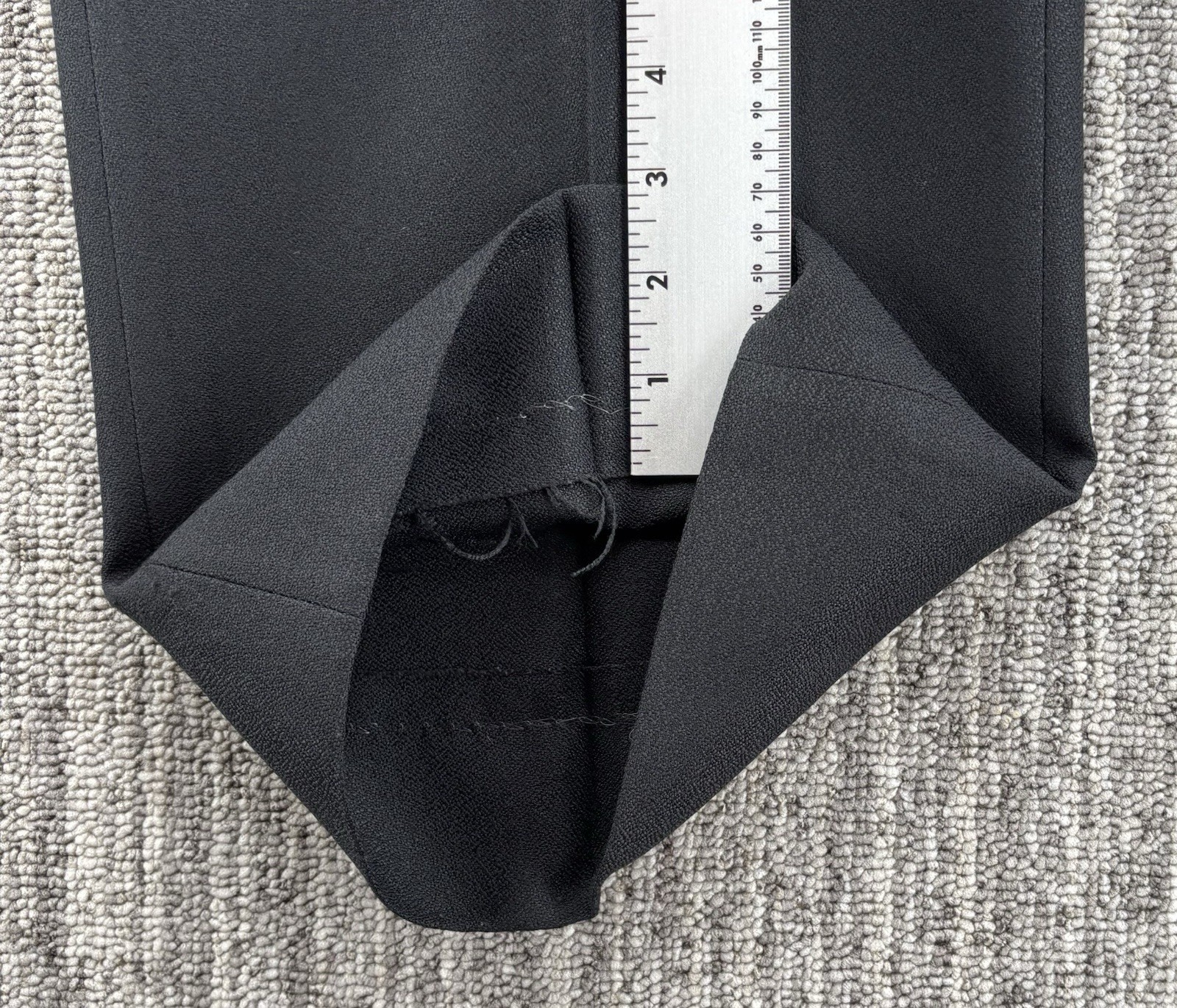 VTG Men’s Baggy Wide Black Pleated Dress Pants 34×31 Talon Zipper 10” Leg