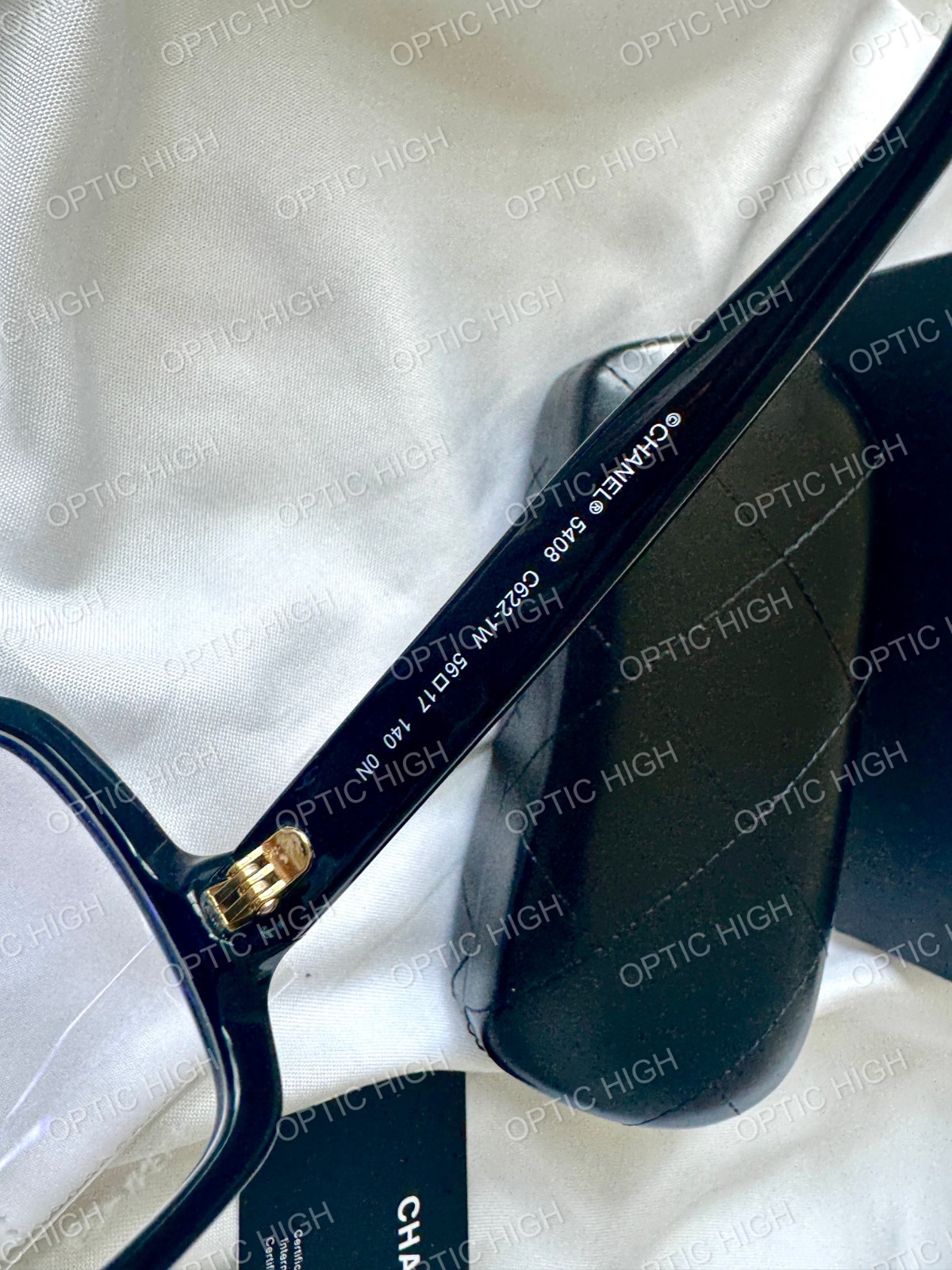 Brand New Chanel 5408 Women’s Transparent Black Acetate Eyeglasses