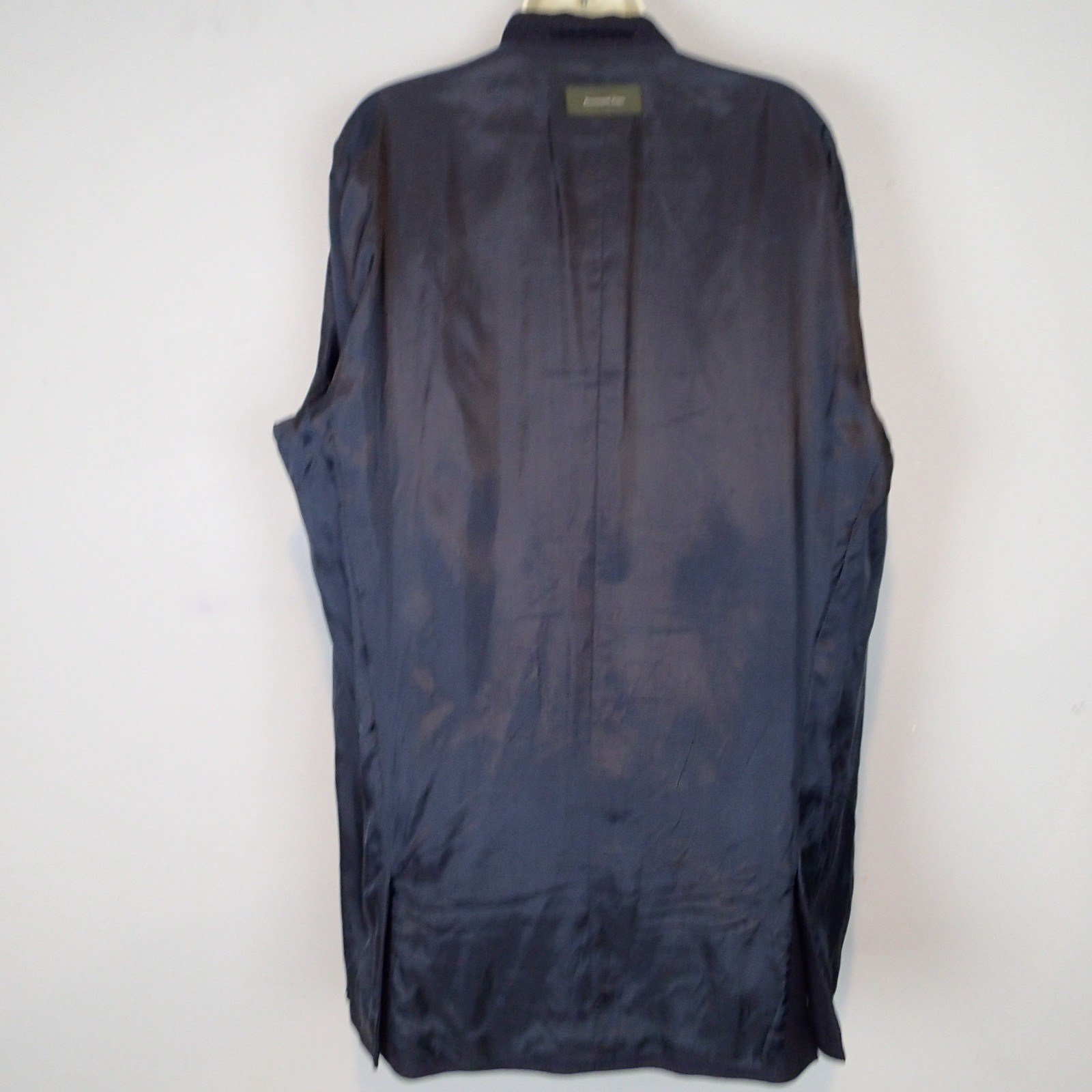 Ermenegildo Zegna Jacket Men Large ? Blue Cashmere Silk Coat Italy Preppy overco