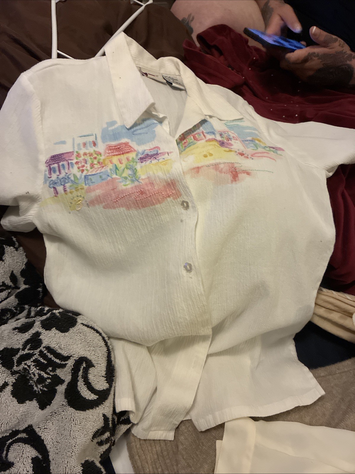 koret button down Blouse A15