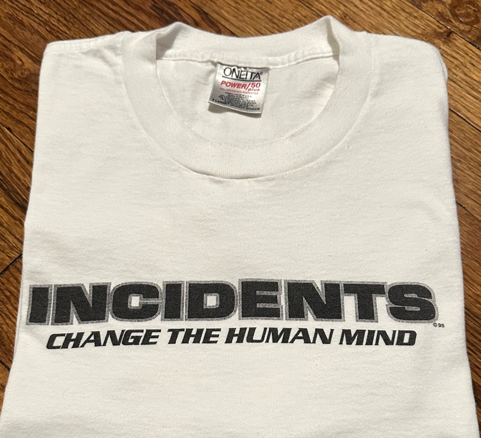 1995 INCIDENTS change the human mind vintage 90s gangsta rap g funk Dre T-shirt