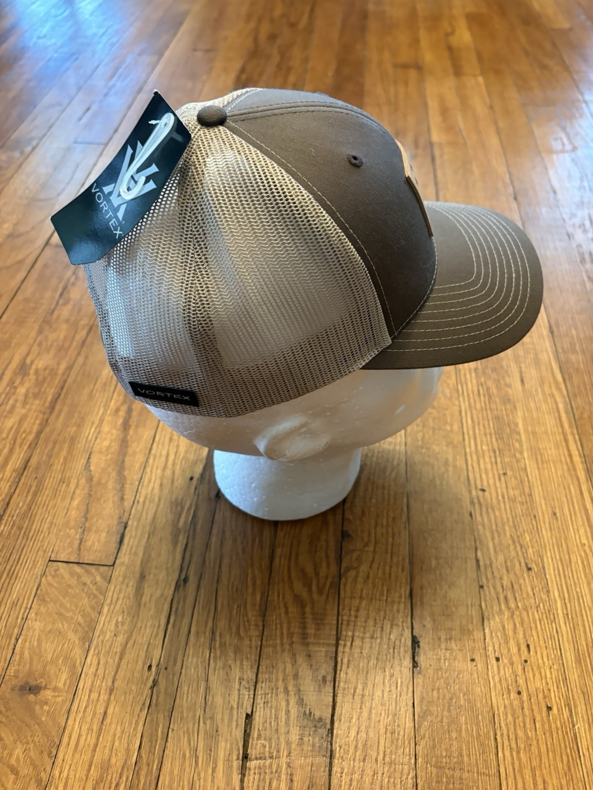 Vortex SnapBack Trucker Hat Brown Brand New