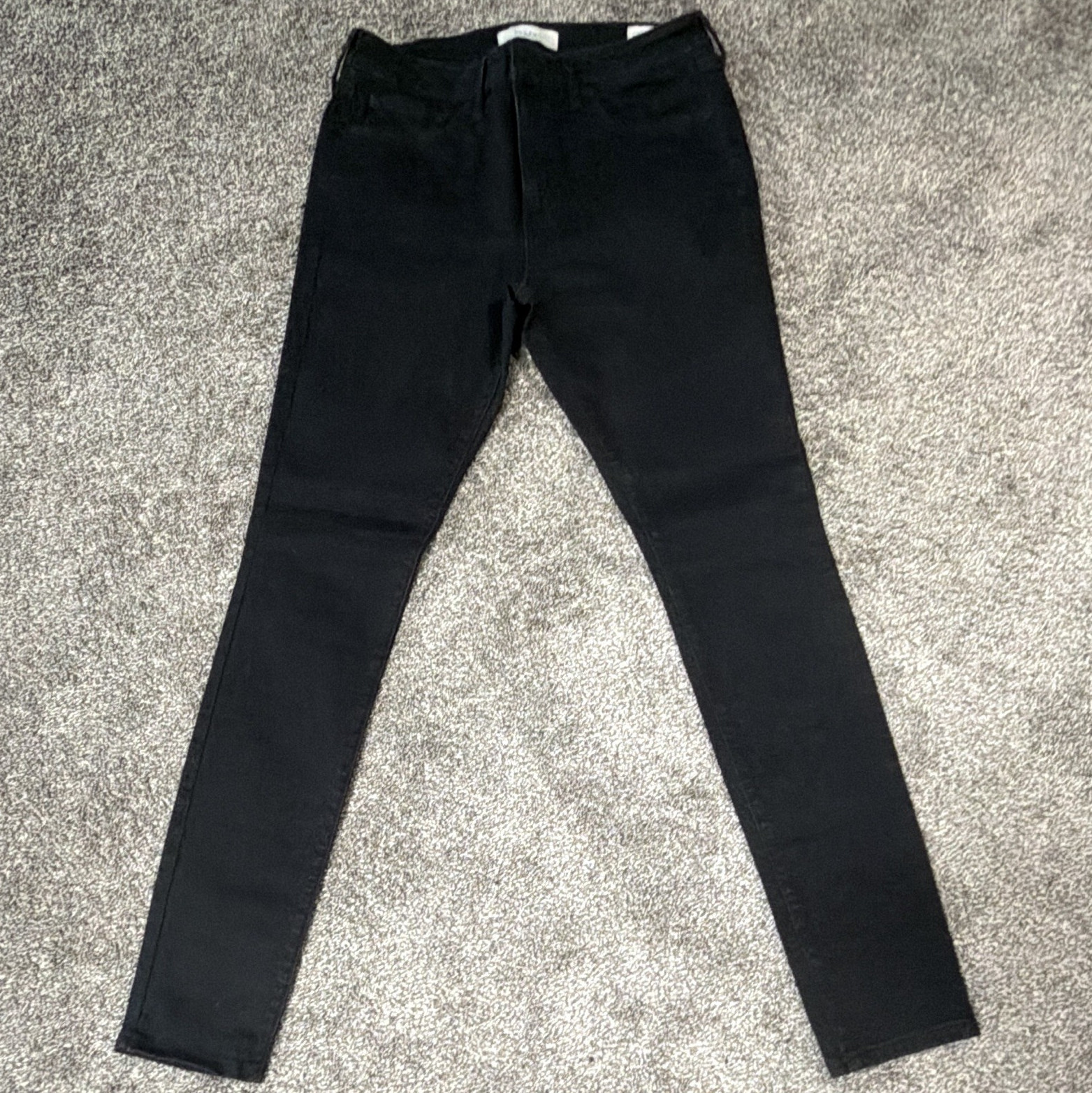 PacSun Men’s Black Skinny Fit Stretch Denim Jeans Dark Wash 5-Pocket