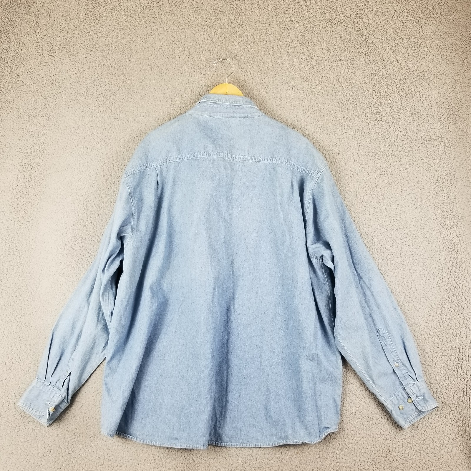 Blue Generation Denim Shirt Men 3XL Christenson Electric Portland PDX Workwear
