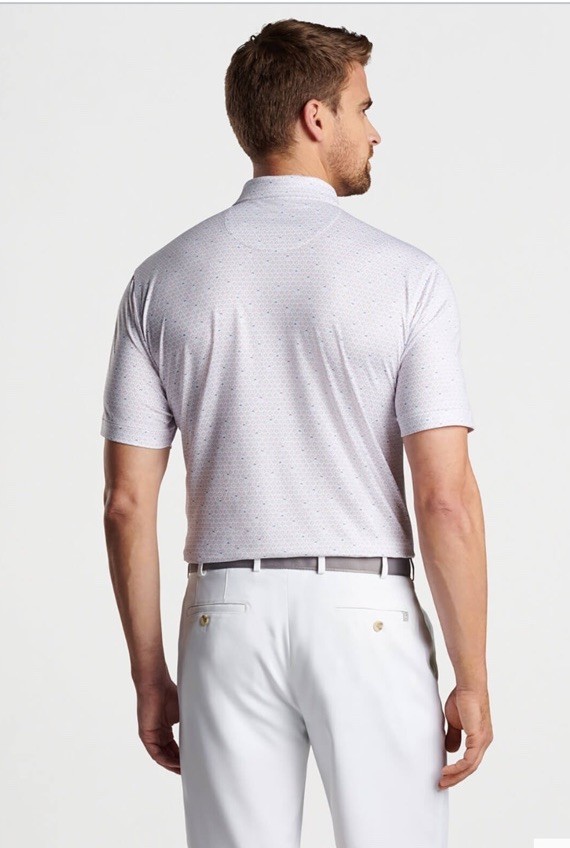 Peter Millar Men’s Large Summer Comfort Still Song Performance Jersey Polo