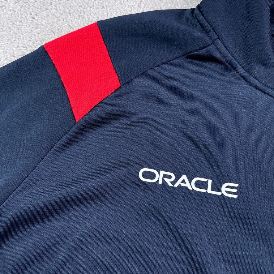 Red Bull Racing Jacket Mens XL Blue Full Zip Oracle F1 Motorsports Track Jacket