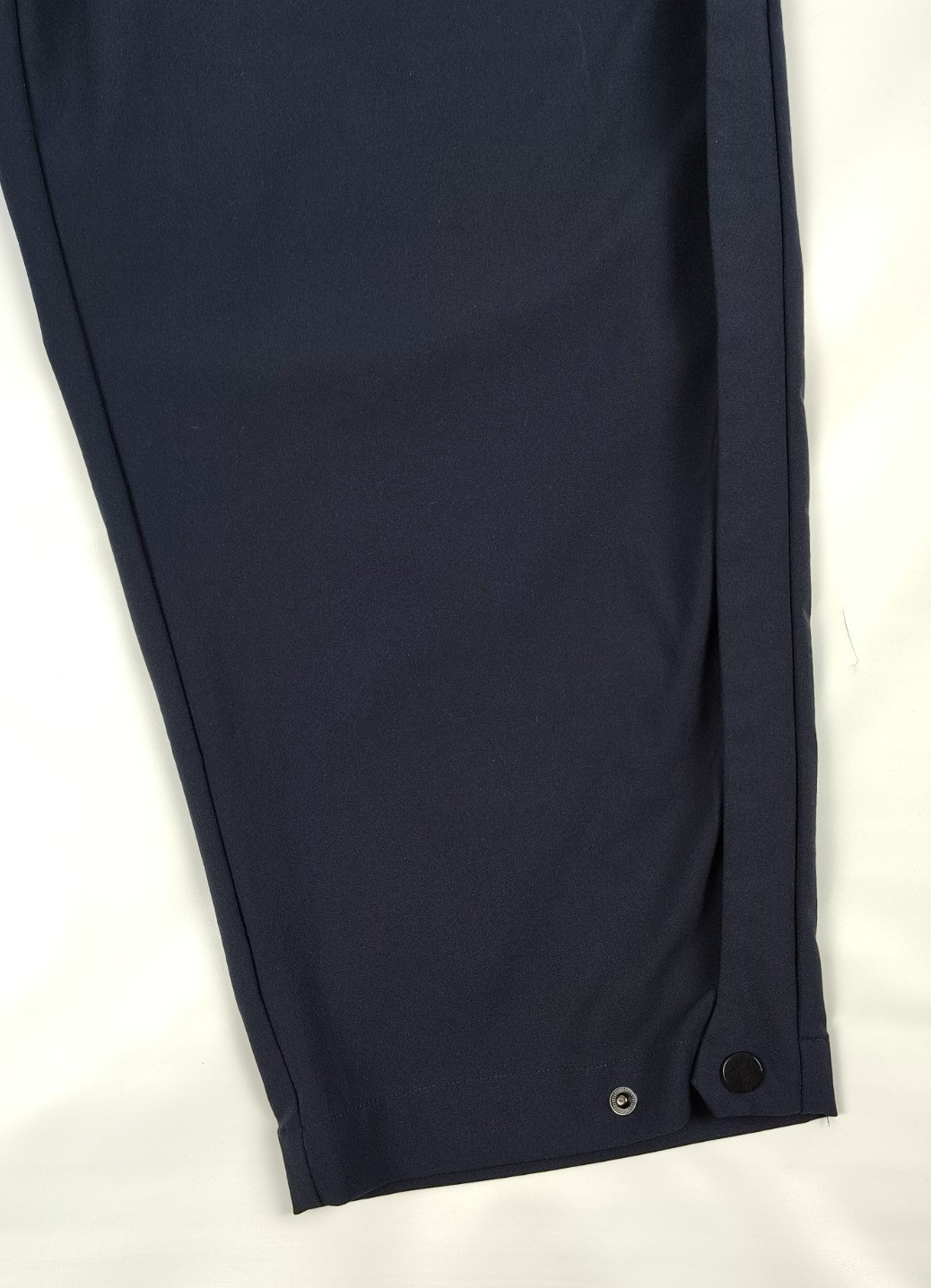 Paskho Sanctuary Travel Pants Snap Ankle Navy Blue Women XXL Side Elastic Waist