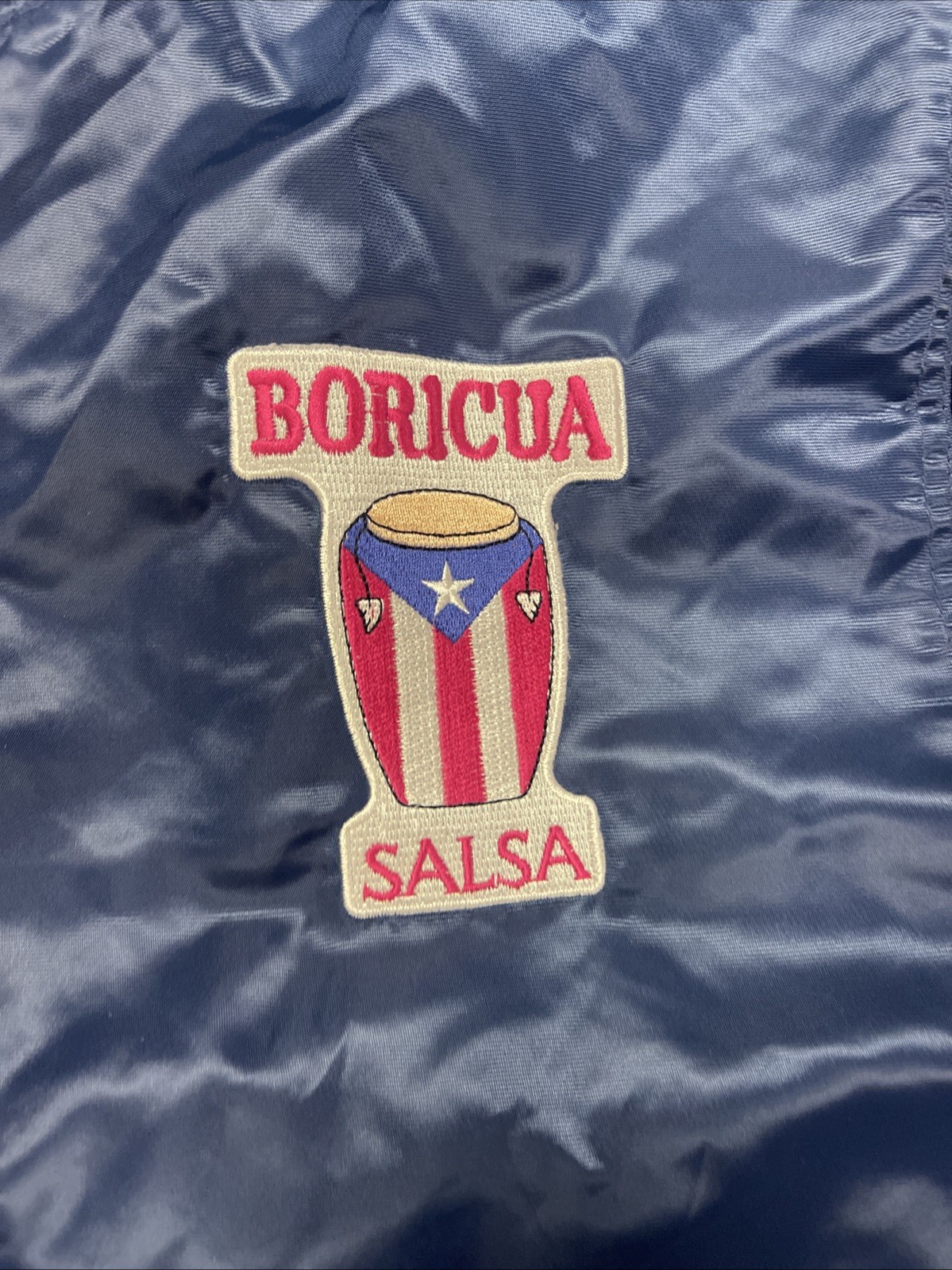 Koam New York Jacket Boricua Salsa American Flag