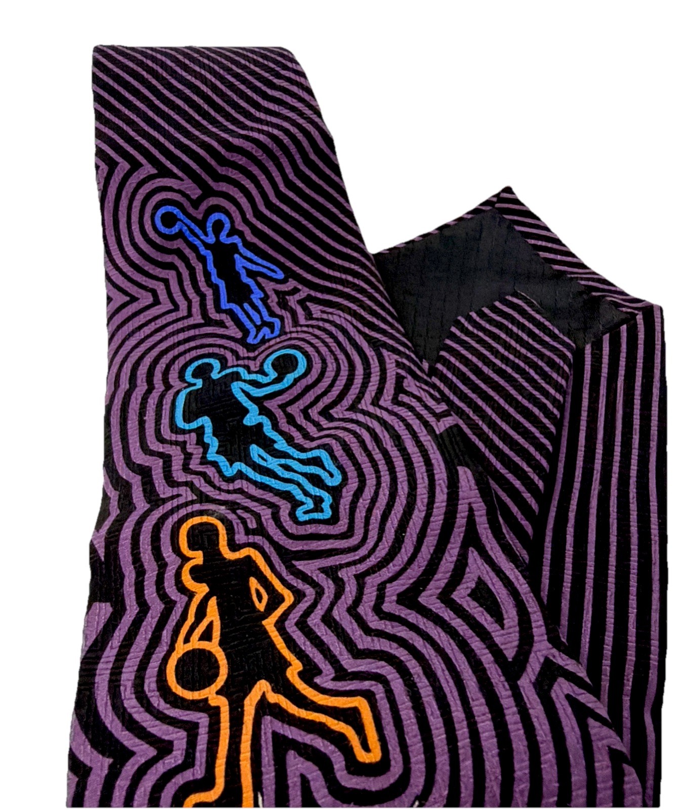 Skullman for MBP Necktie 100% Imported Silk Greg Speirs Waga NYC