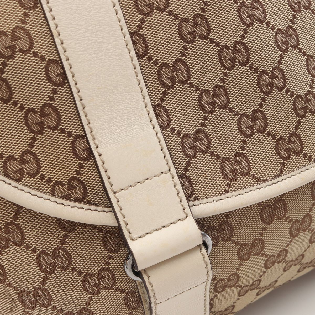 Guccigucci Shoulder bag pochette Beige One Size Used