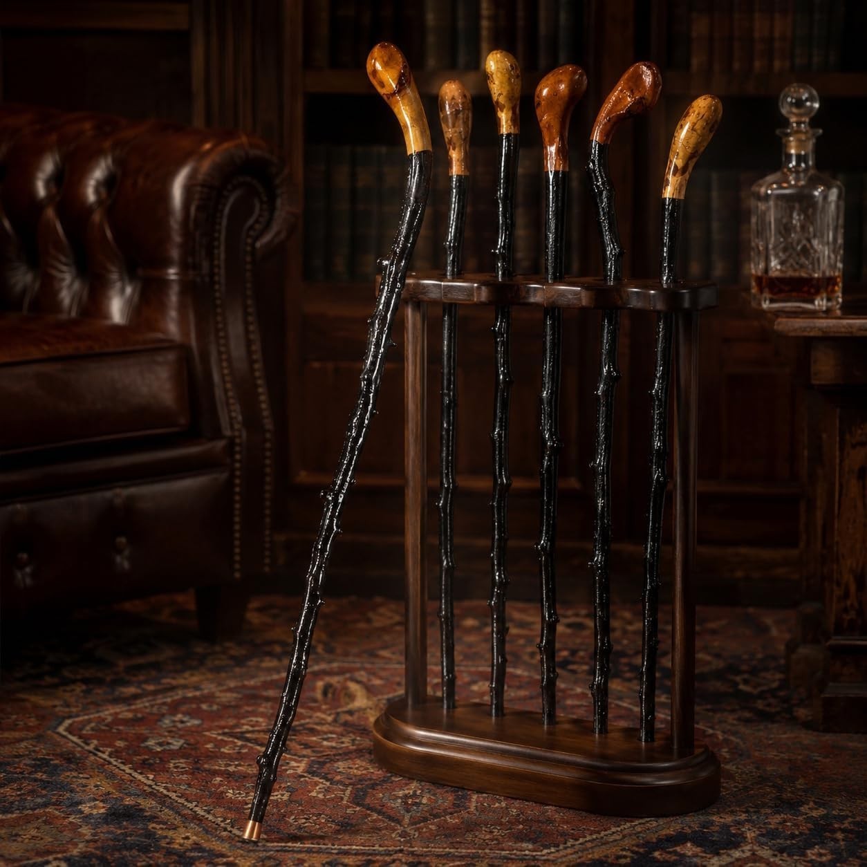 Imported Shillelagh Wooden Irish Walking Stick, Handcrafted 100% Blackthorn W…