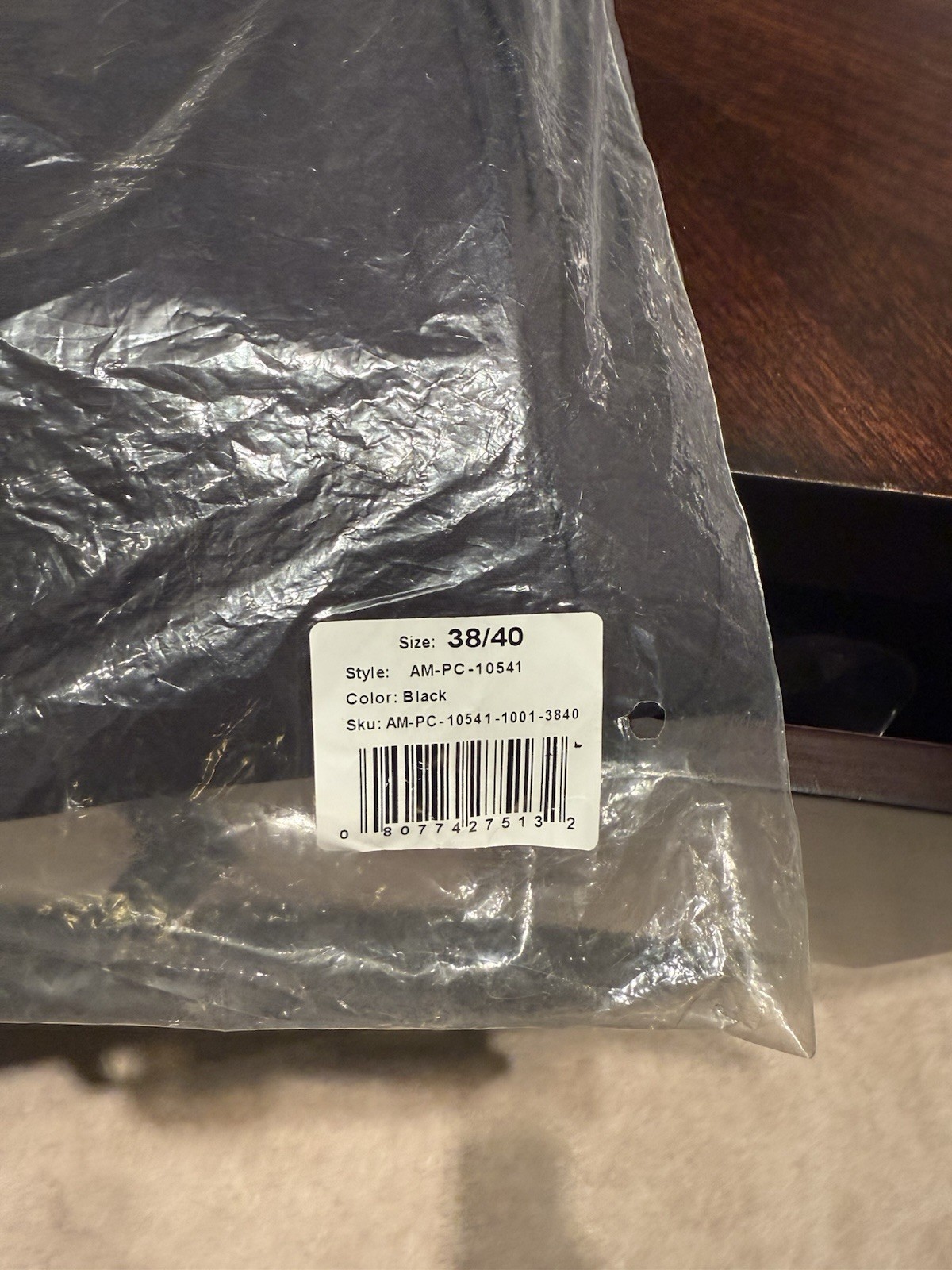 American Tall Men’s Performance Pants Black 38×40 NWT AM-PC-10541