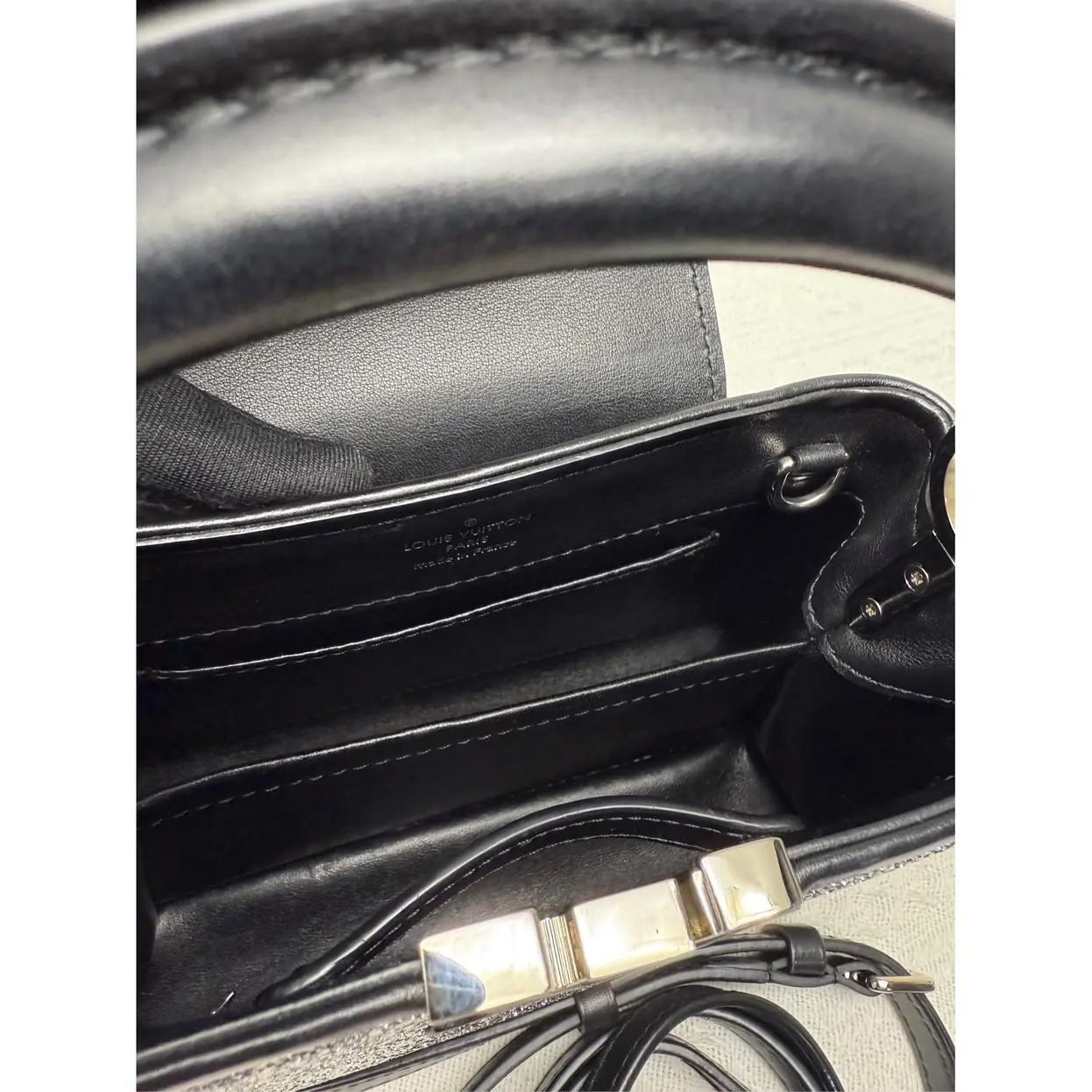 Ultra-Rare: Louis Vuitton Capucines Mini Silver Swarovski Crystal Bag Silver