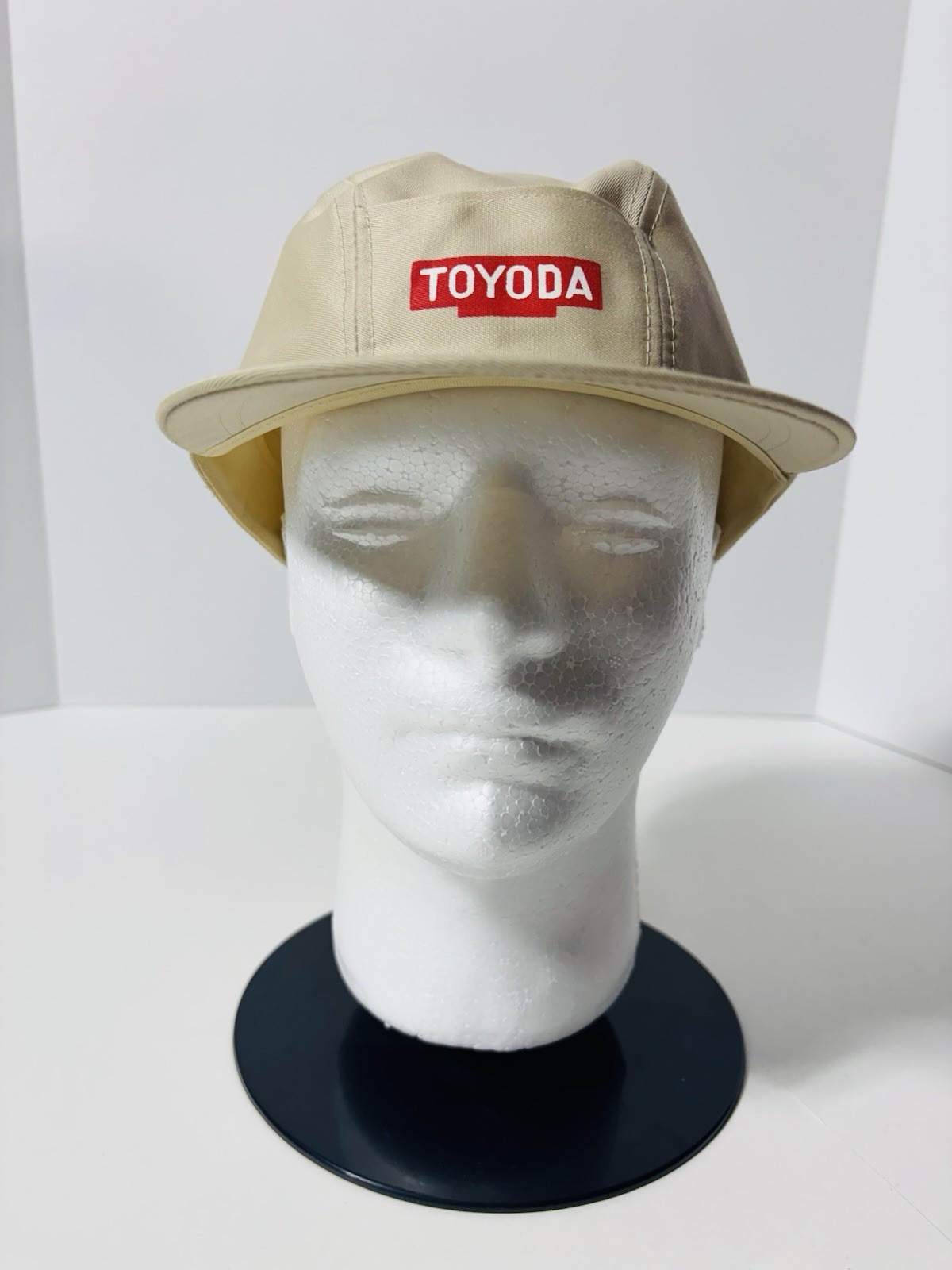 Vintage Toyoda Toyota Industrial Factory Worker 5 Panel Strapback Hat Cap NWOT