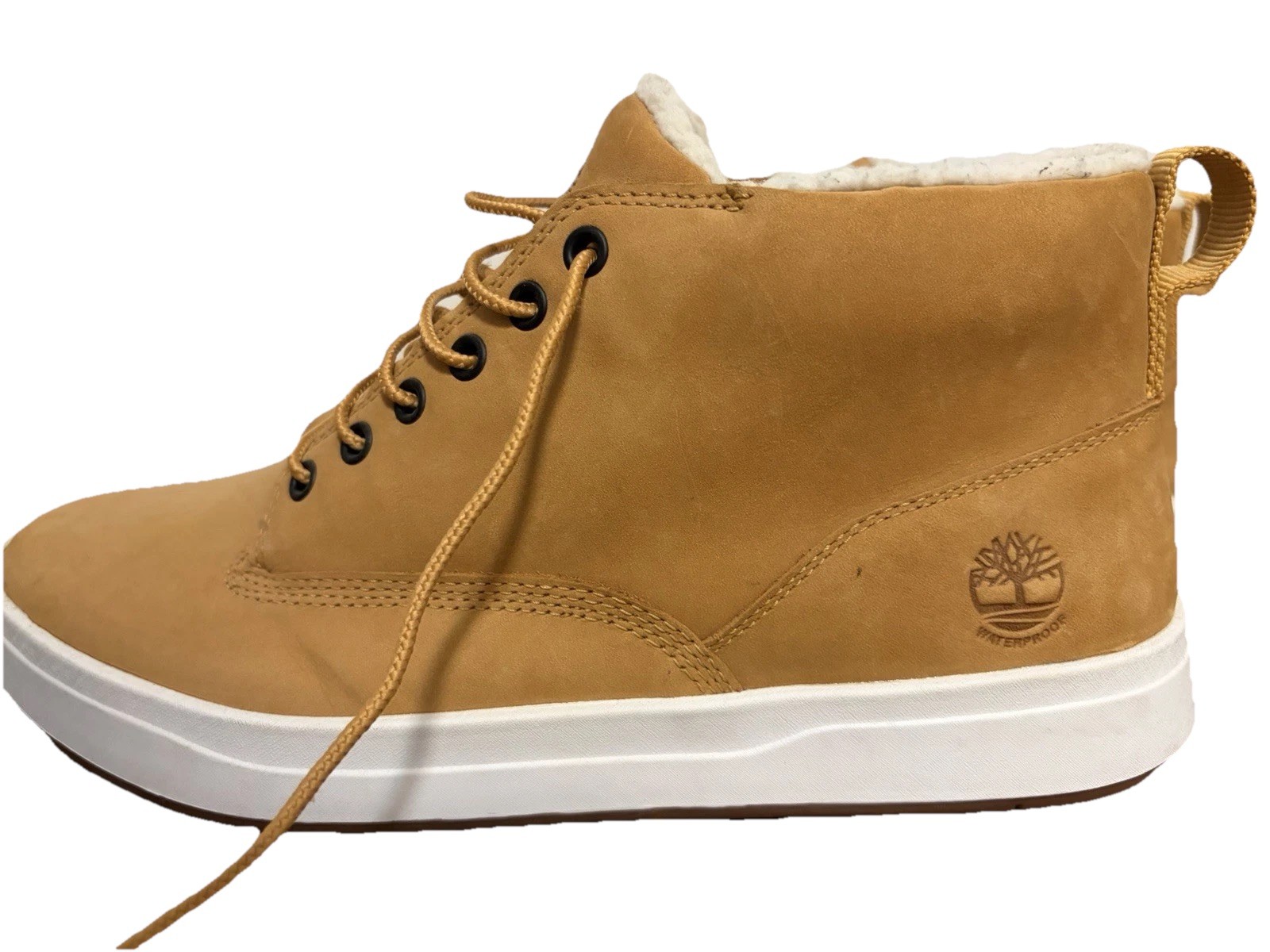 Timberland Men’s Waterproof Faux Fur Lined Leather Chukka Ankle Boots US 11