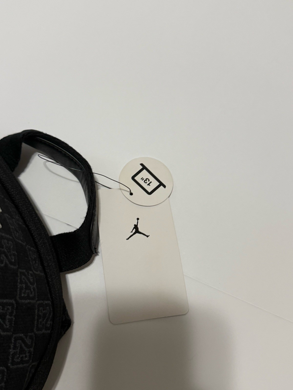 Nike Air Jordan Monogram 20L Black Patch Backpack Bookbag Bag MA9155-023 NEW
