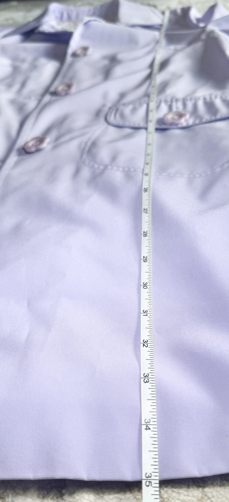 VINTAGE Liz Claiborne Lavender Lilac Rain Trench Coat Flower Buttons Size S
