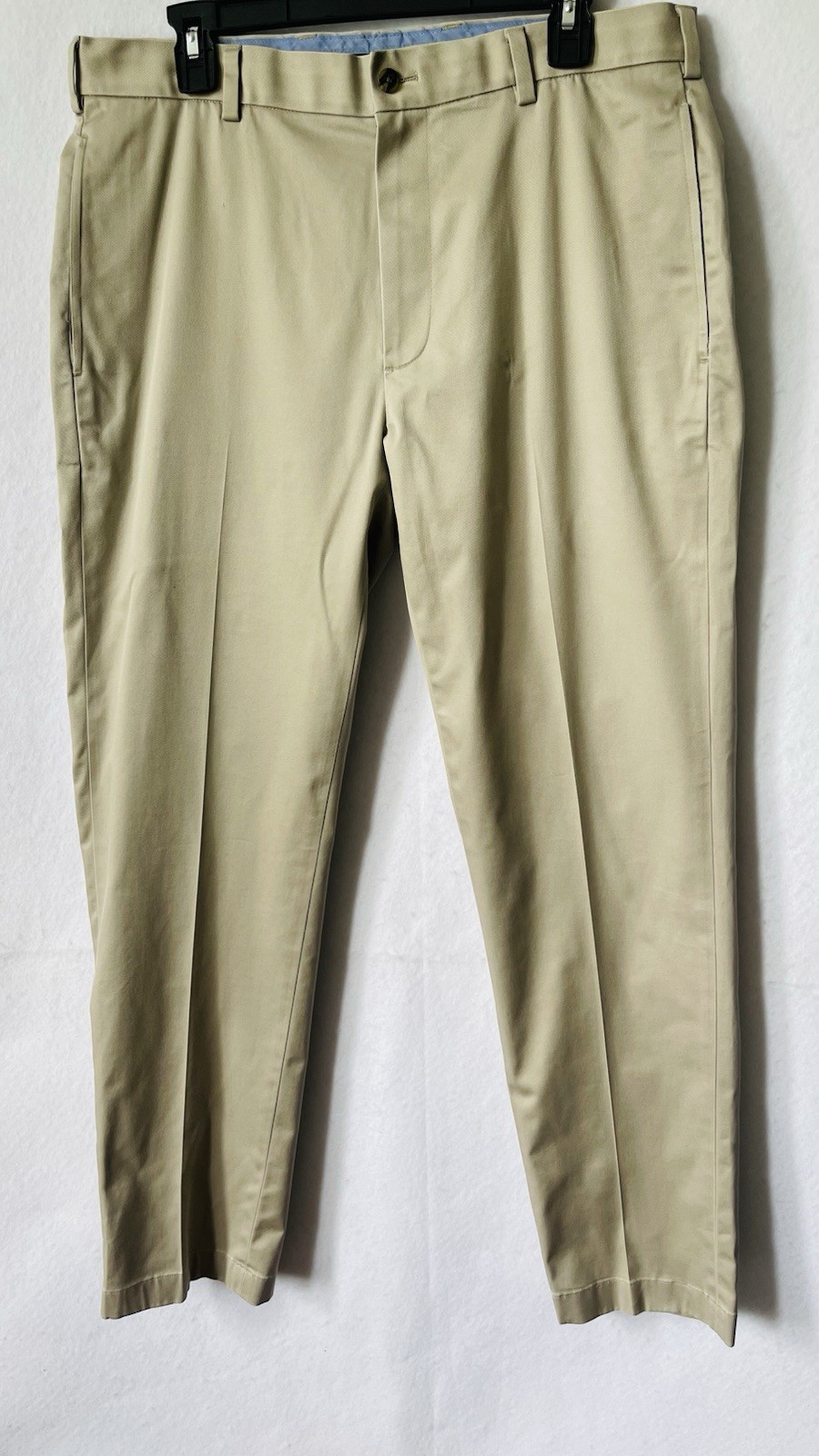Brooks Brothers Chino Tan Milano Fit Advantage Chino Pants,size 34/32