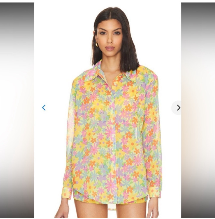 nwt lover & friends groovy delight top