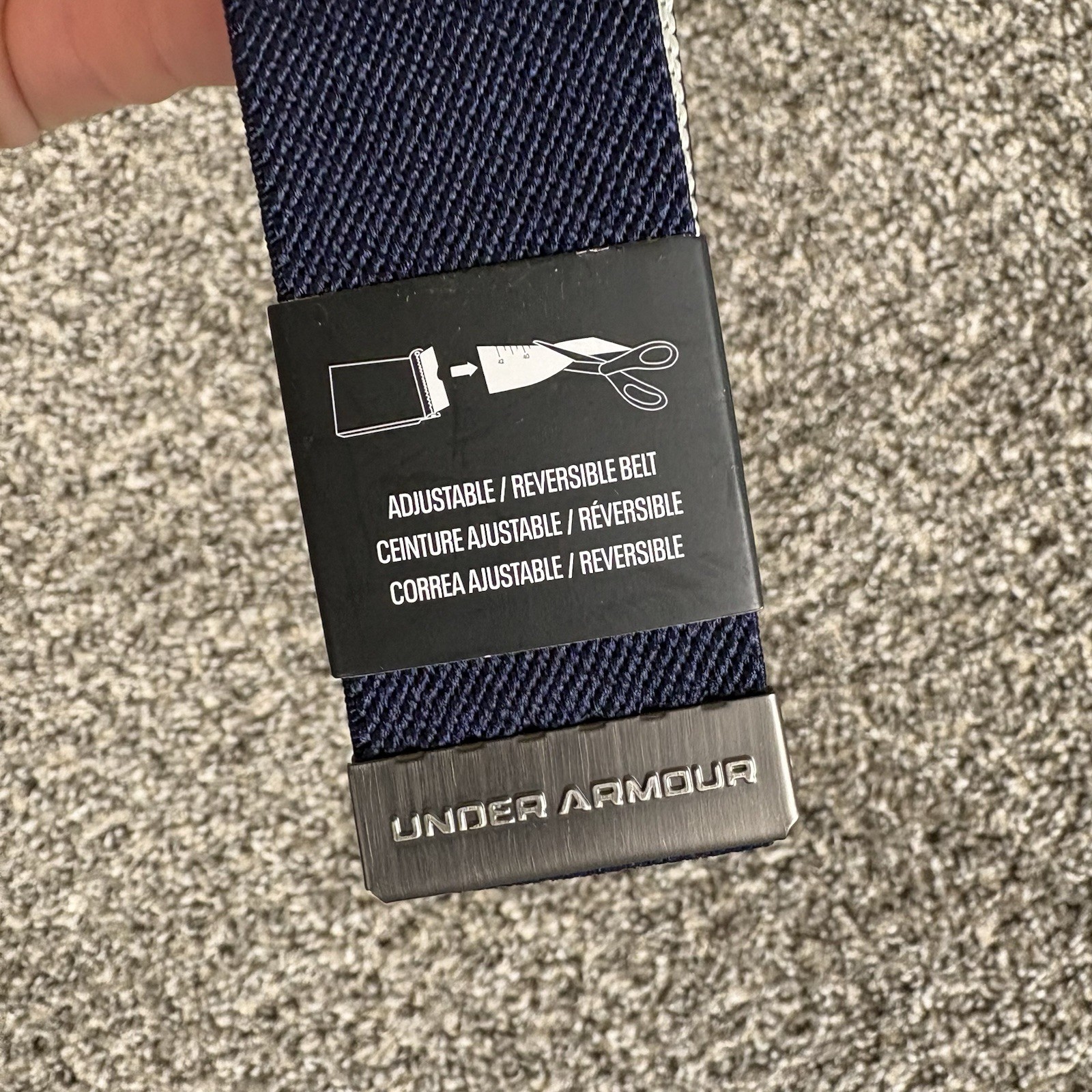 Under Armour Men’s UA Webbing Belt One Size Fits All Webbed Belt