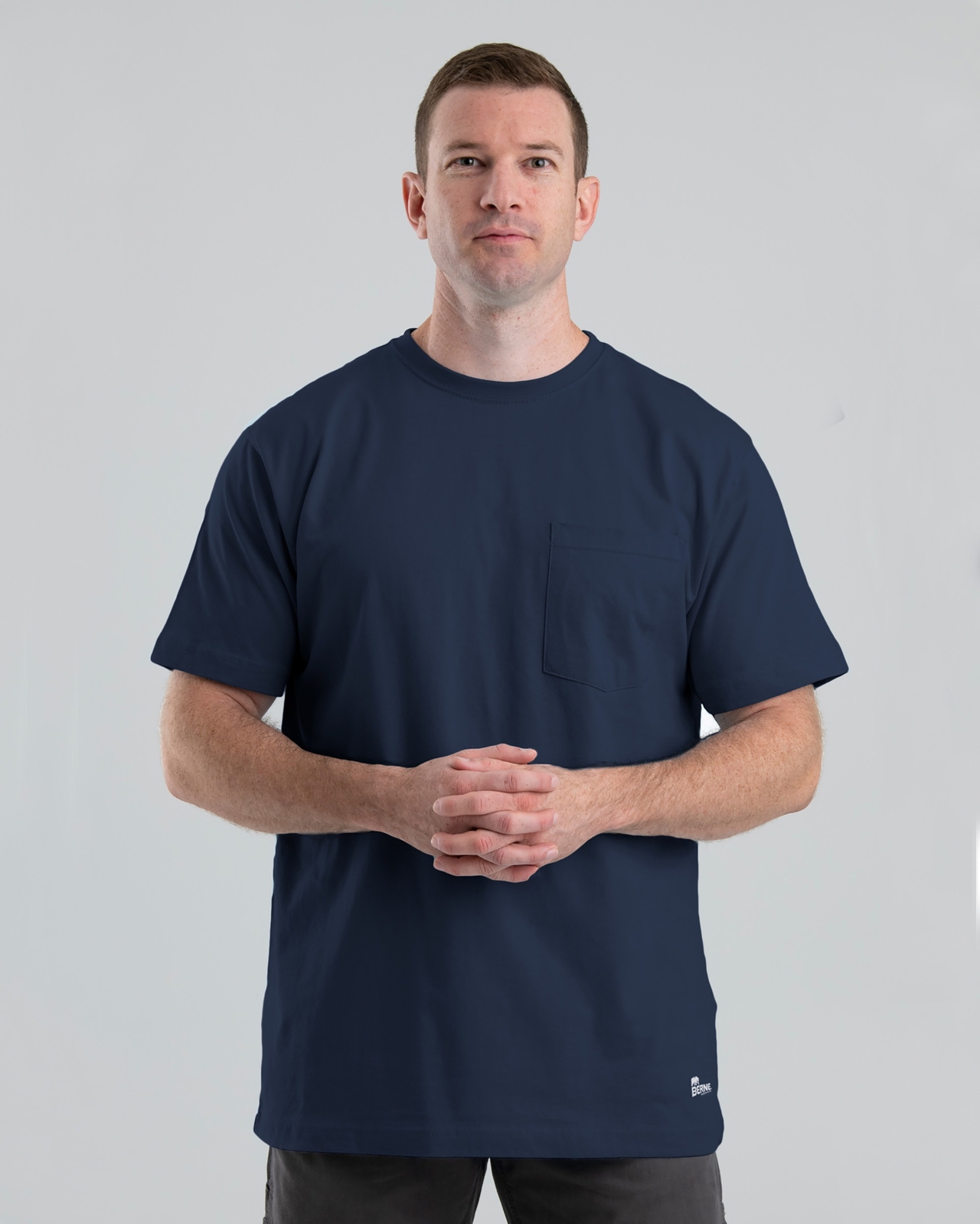 BW201 Berne Workwear BSM16 Heavyweight Short Sleeve Pocket Tee