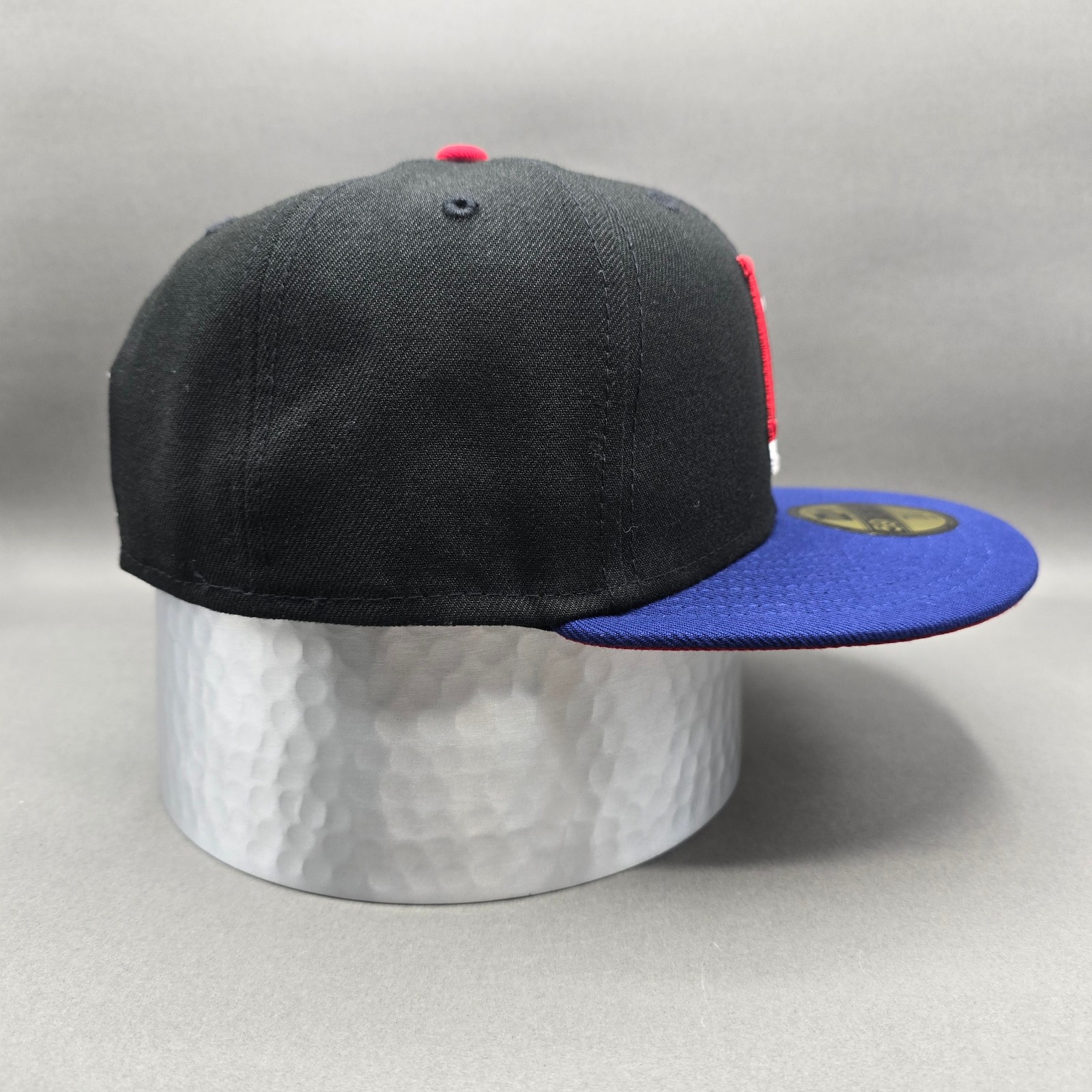 Dominican Republic Hat Cap Fitted 7 1/8 Black Blue National Baseball Team Adult