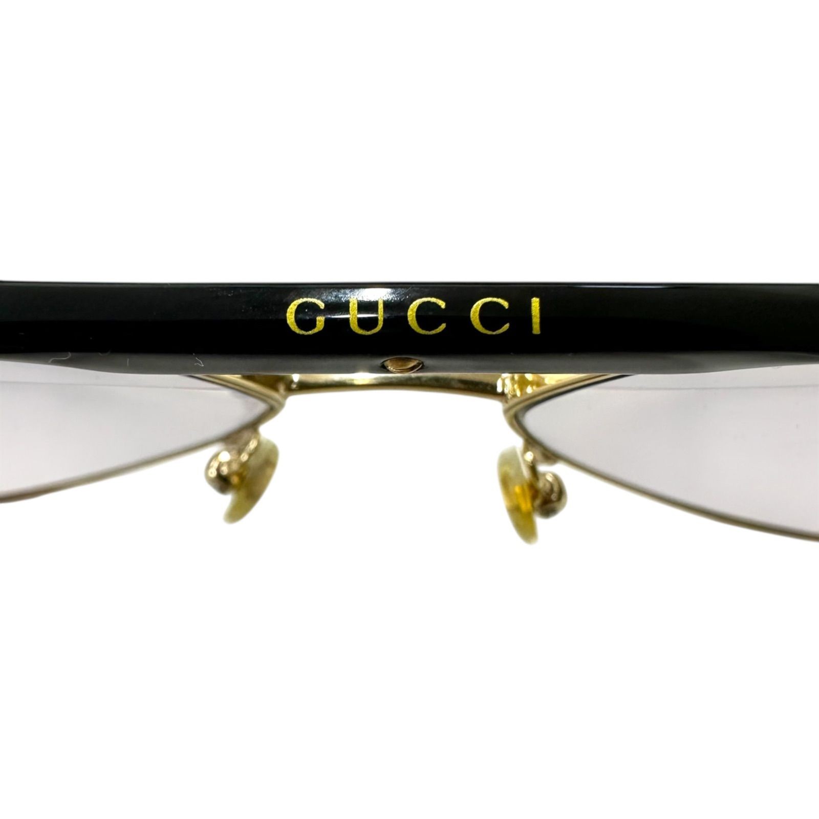 Gucci GG0242S Aviator Sunglasses Men Black Frame Used with Case & Bag
