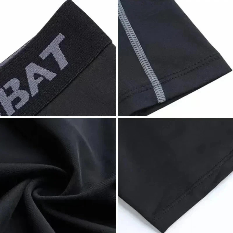 Man’s Workout Leggings Compression Base Layer Gym Sports Running Training Pants