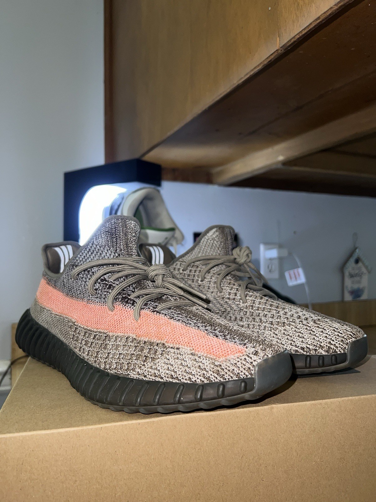 adidas Yeezy Boost 350 V2 Ash Stone GW0089 Primeknit Gray Men’s Sneaker