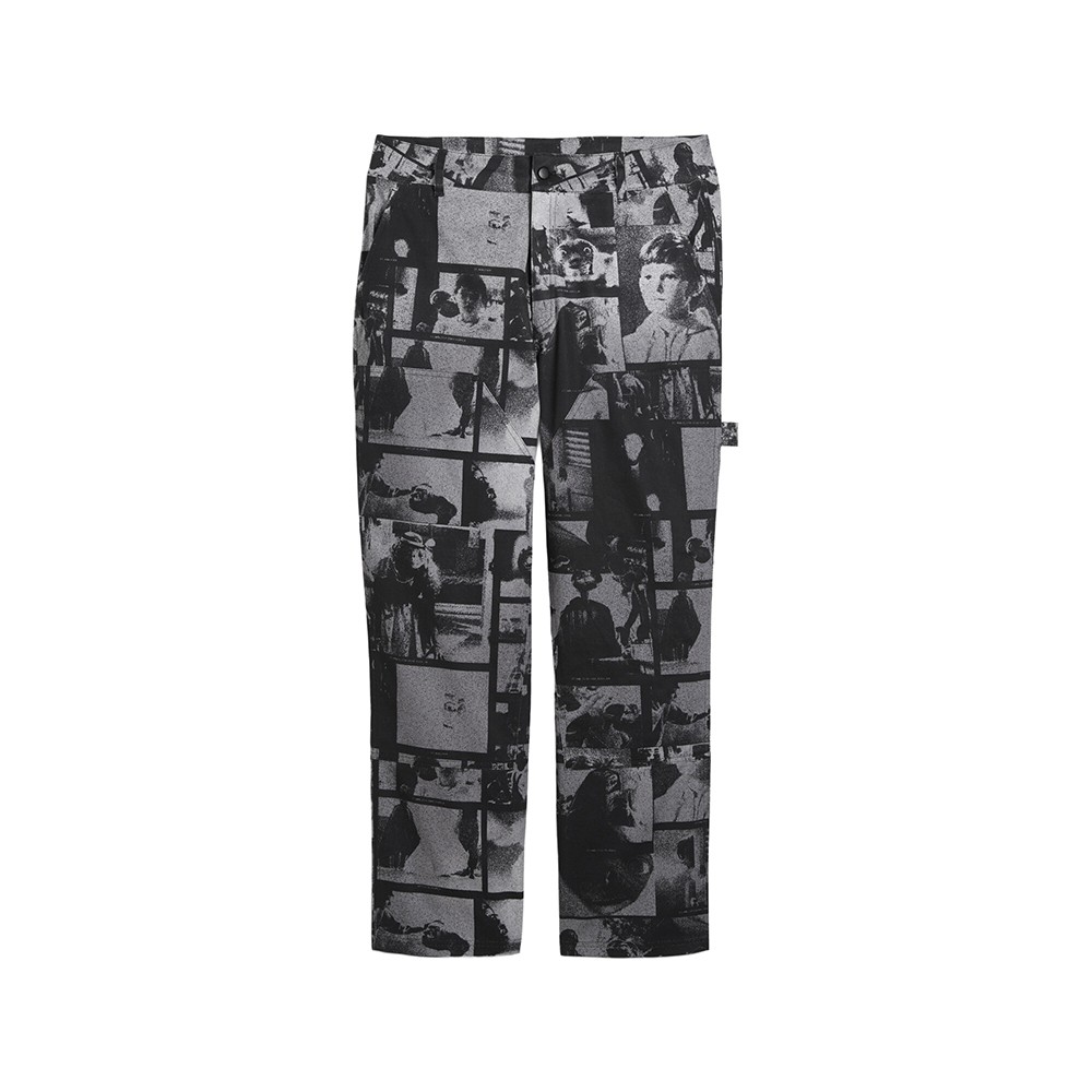 PUMA Hoops X E.T. Twill Pants Mens Black Casual Athletic Bottoms 63310201