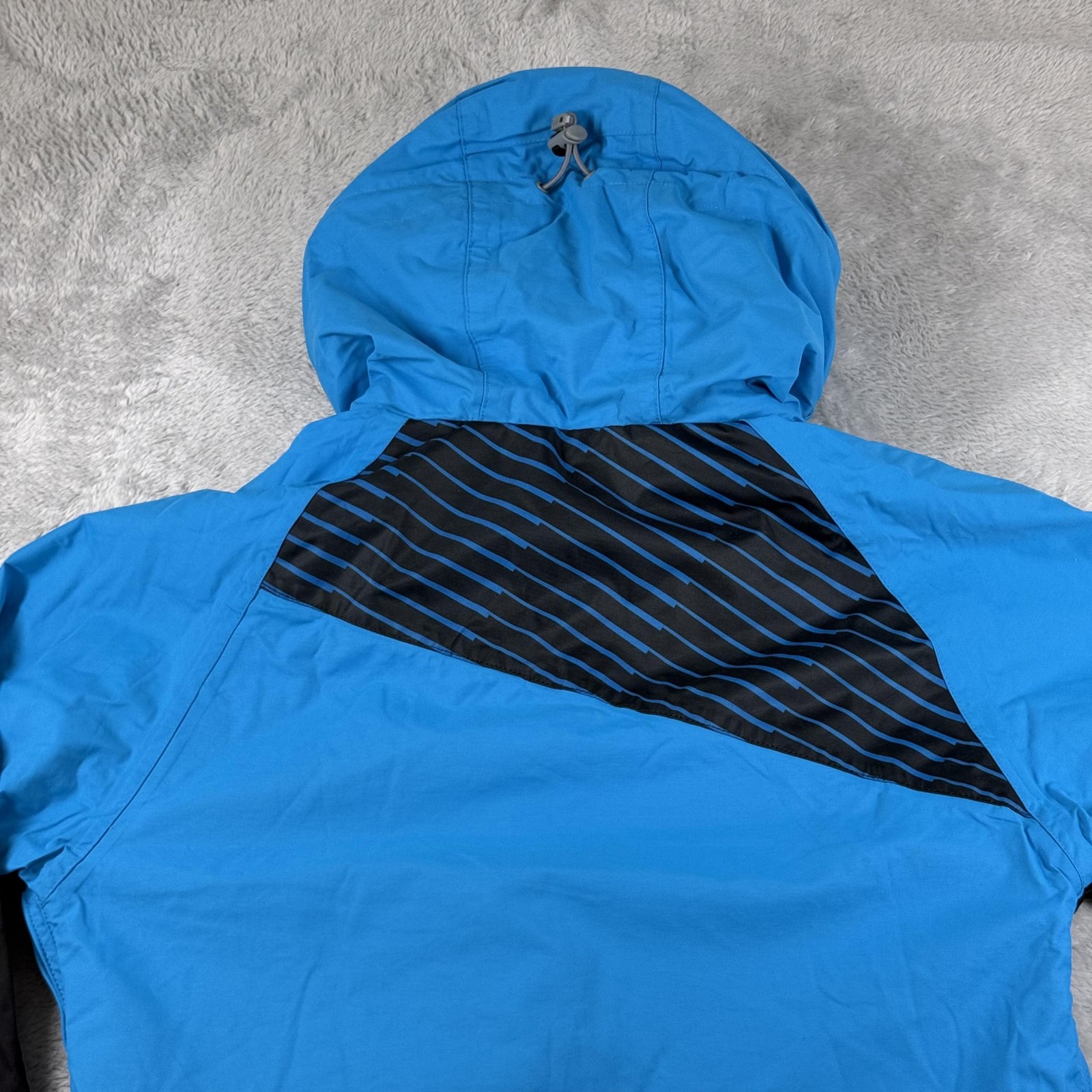 Fox Racing Jacket Mens Small Blue Fox Tech FX-2 Ski Snowboard Waterproof Hooded