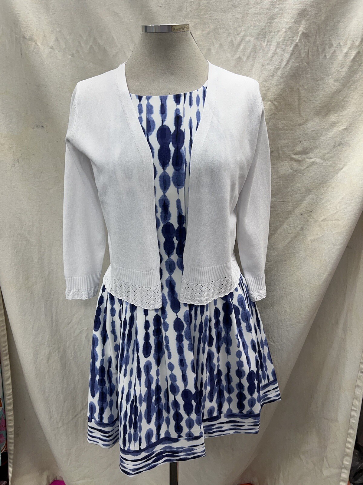 VINCE CAMUTO DRESS/SIZE 14/NEW WITH TAG/RETAIL$149/FIT AND FLARE/