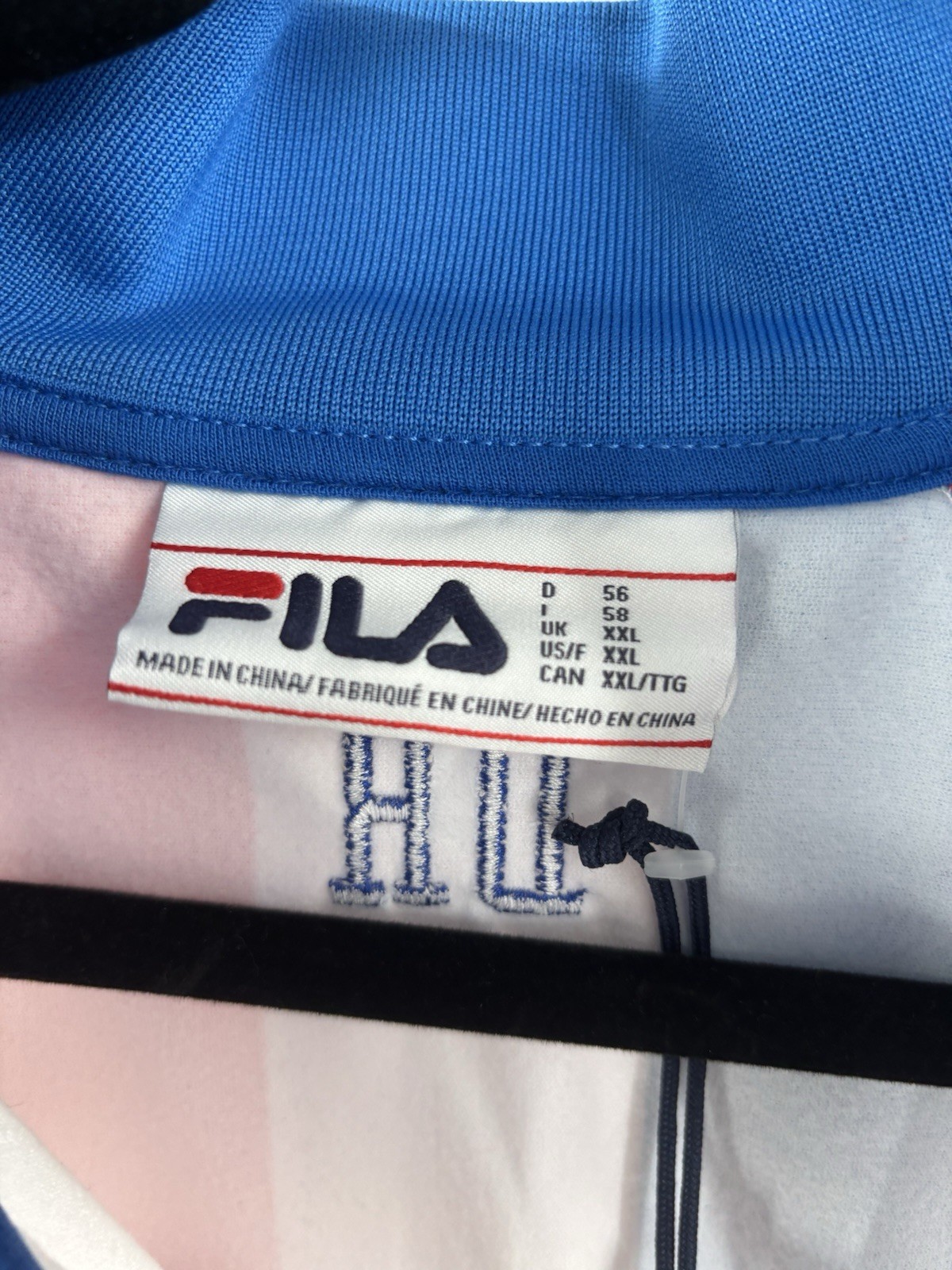 FILA Dominican Republic Track Jacket Full Zip Men’s Size 2XL Soccer NEW