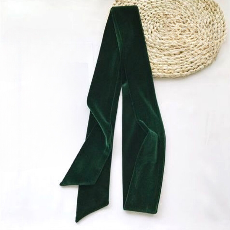 Lady Velvet Waist Belt Sash Strap Dress Coat Waistband Classic Hair Tie Ribbon