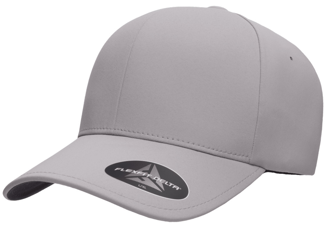 Flexfit Delta 180 Seamless Carbon Cap Fitted Baseball Hat Performance Blank