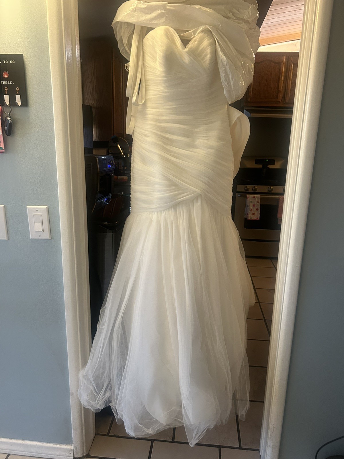 Morilee Madeline Gardner 8 Ivory Mermaid Strapless Sweetheart Wedding Dress