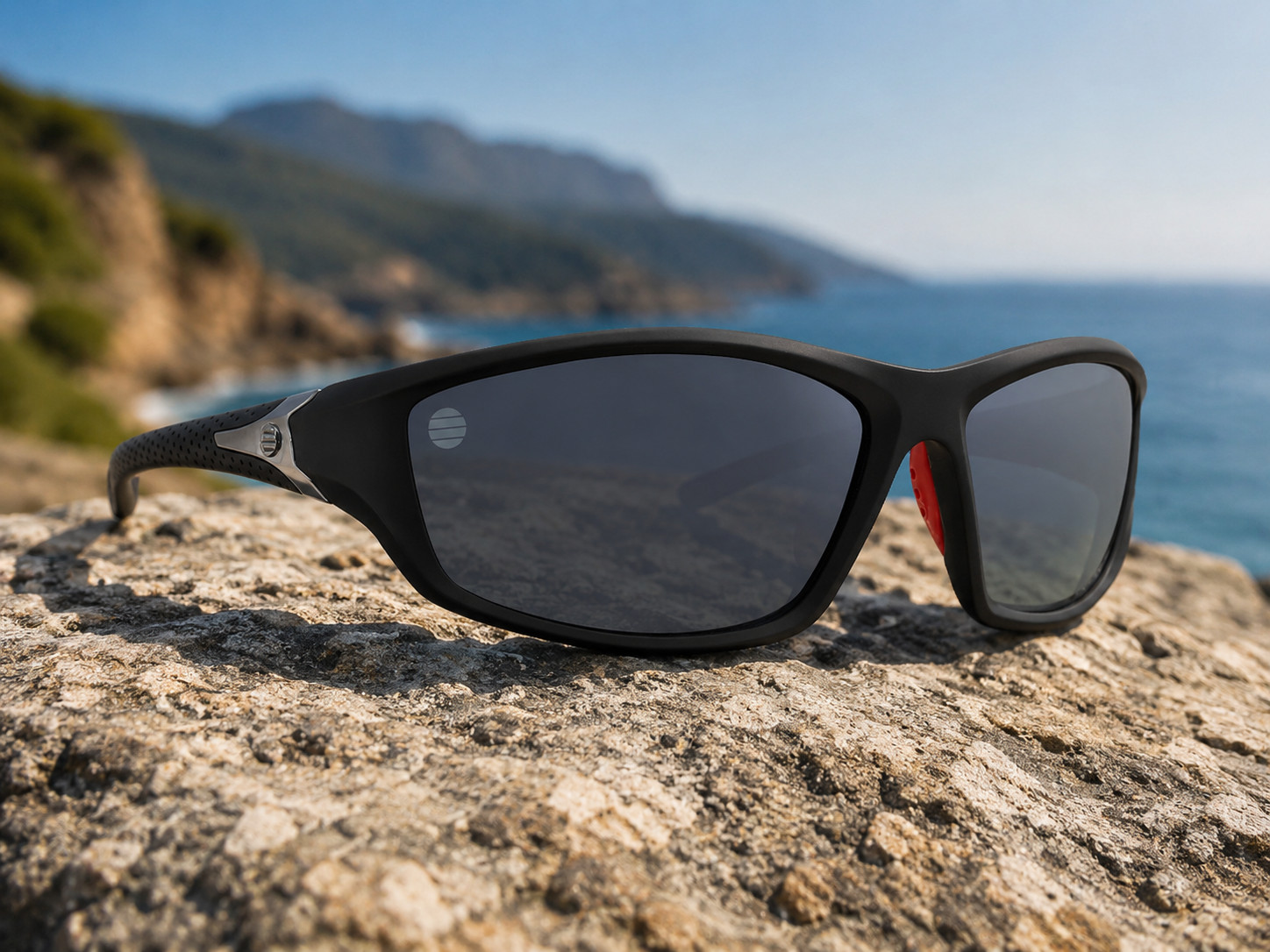 Polarized Lens Sports Sunglasses w/Premium Soft Touch Finish USA Fast Shipping