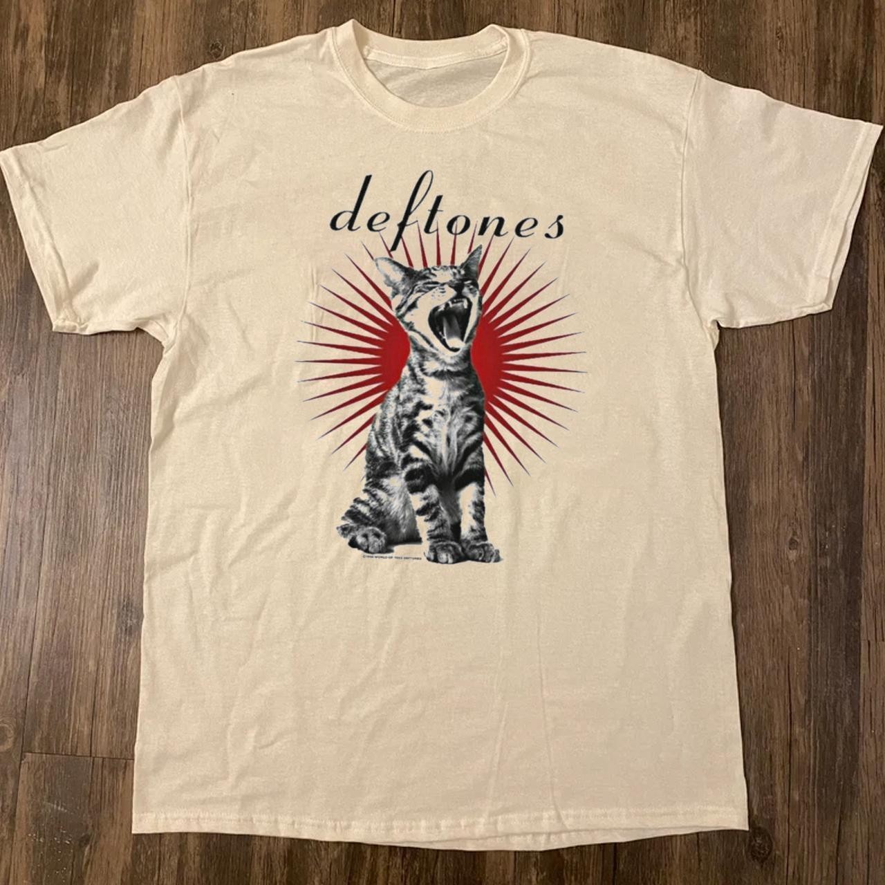 Vintage Deftones Cat Album Punk Natural Shirt Unisex Men Women KTV3297