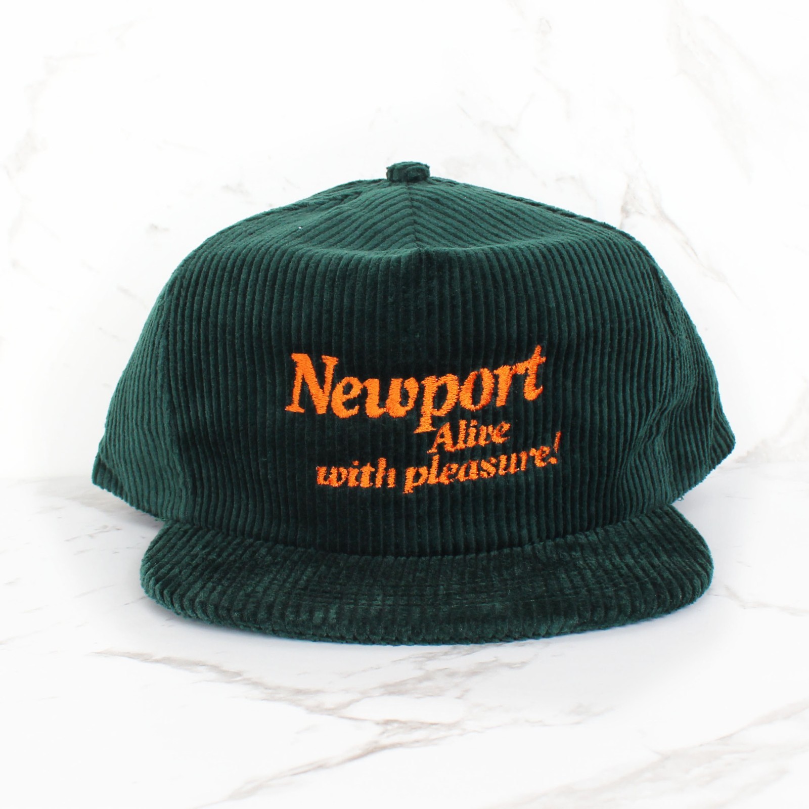 Vintage Newport Cigarettes Snapback Hat Cord Baseball Cap Palace NEW
