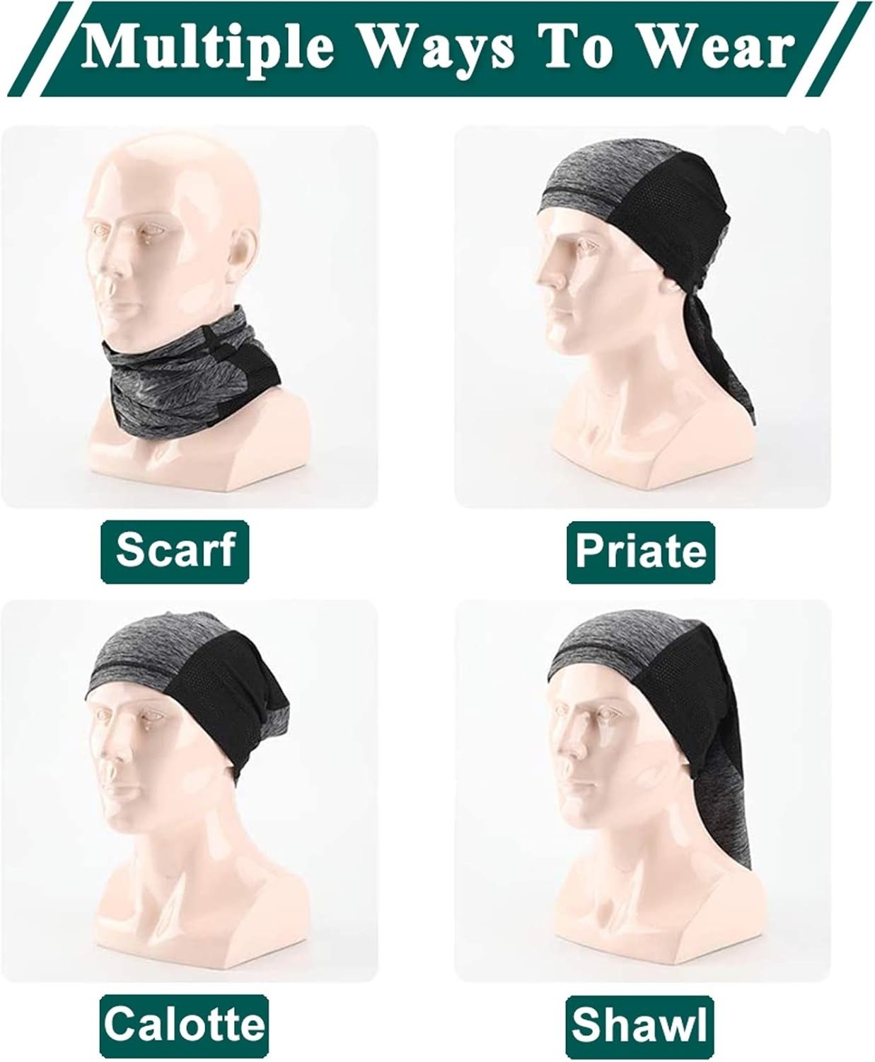 UPF 50+ UV Protection Neck Gaiter, Adjustable Cooling Neck Gaiter for Men Women