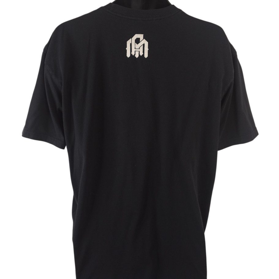 Astronaut T Shirt Mens Size 2XL Black Into The AM Planets Space Travel