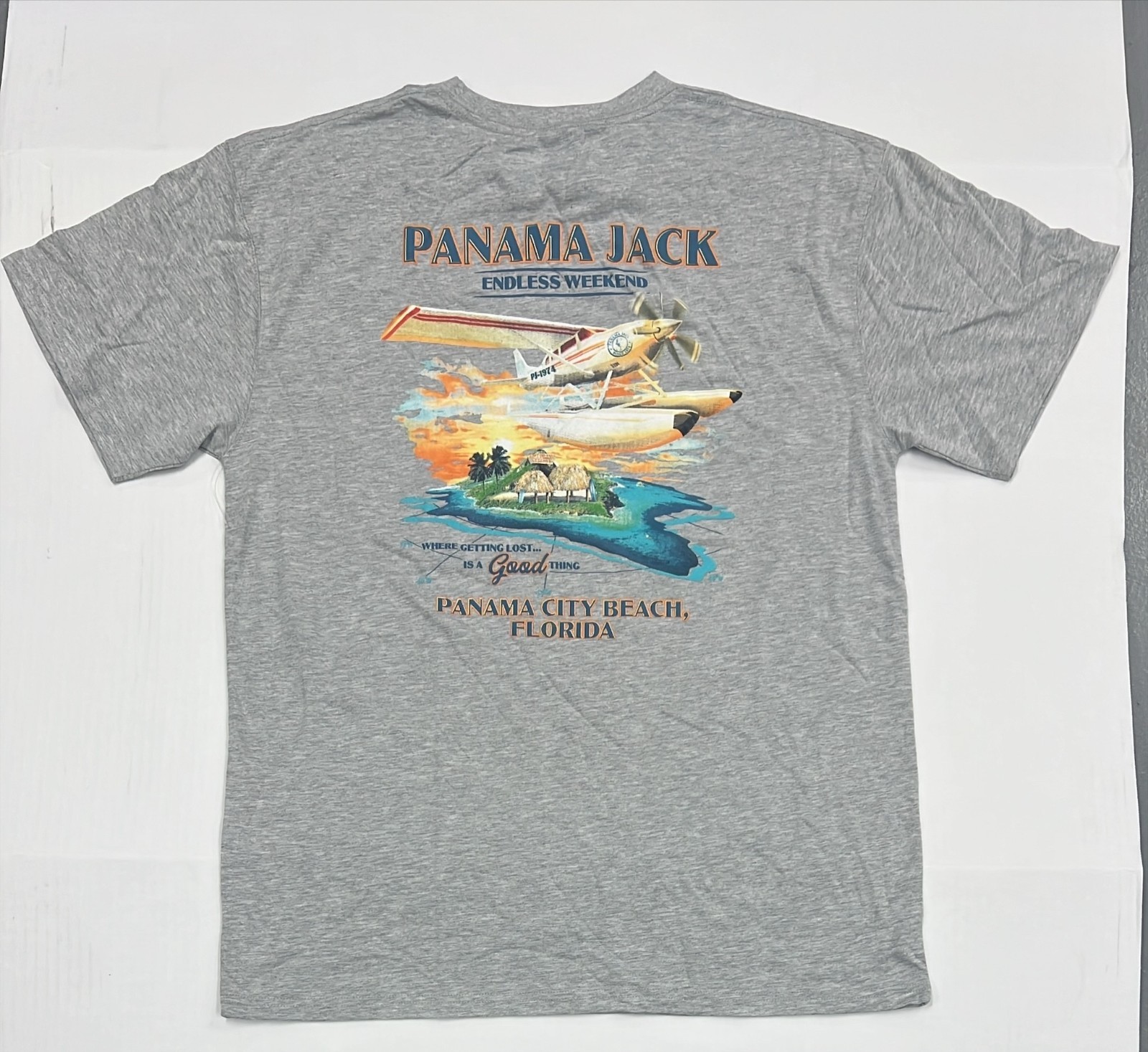 Panama Jack T-shirts, Size LG, Lot of 8, Cotton Blend, Assorted Colors