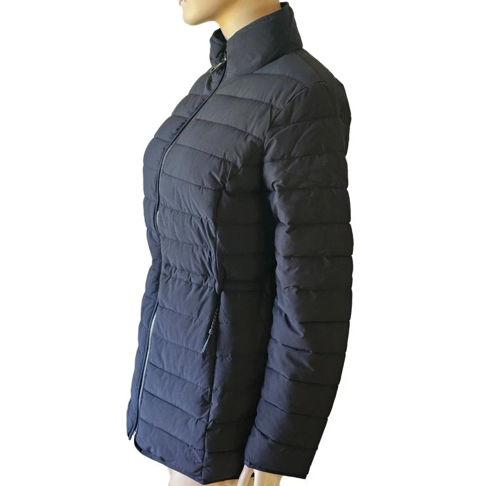 Nautica Women’s Full Zip Puffer Jacket, Black, Size S