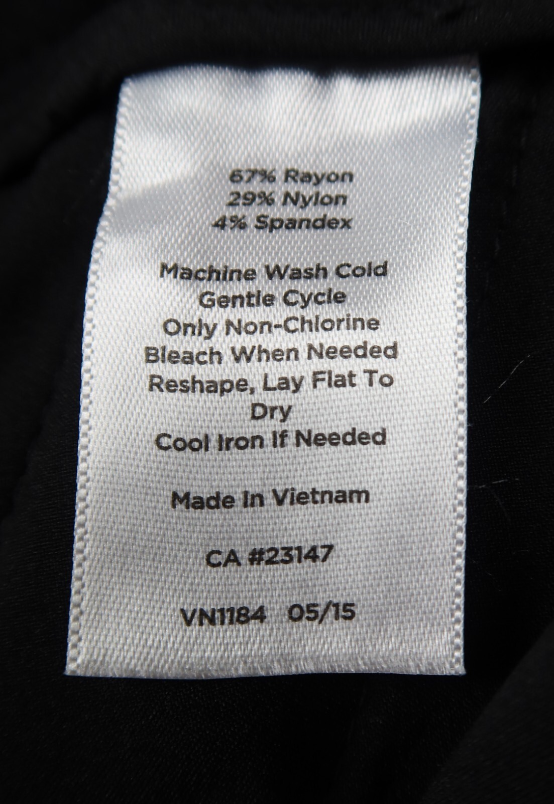 Talbots Stretch Ponte Rayon Nylon Spandex Full Length Pants Black Size 4