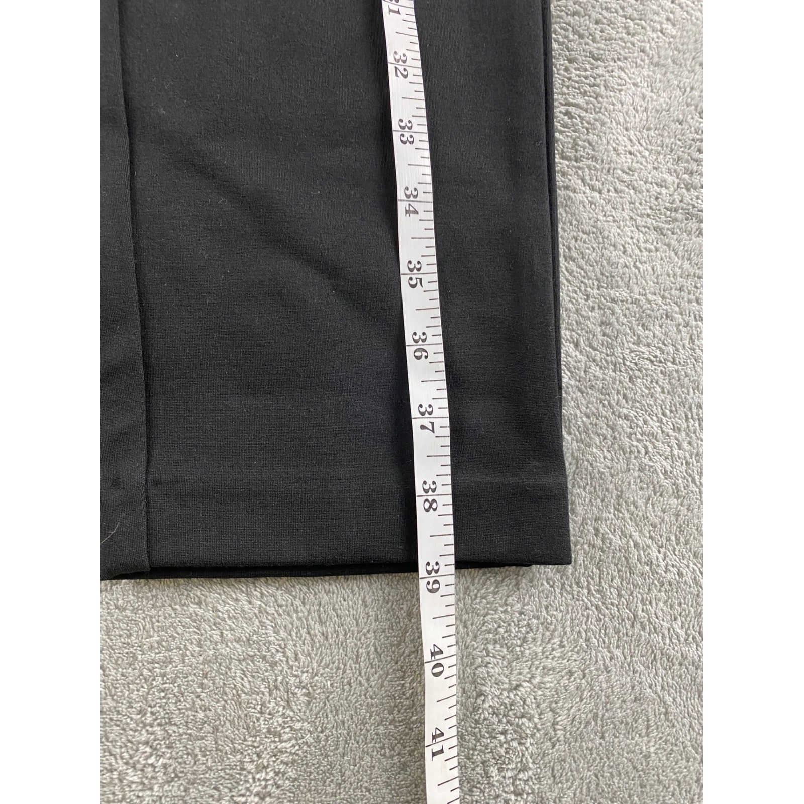 Dalia Womens Black Tummy Control Pull On Dress Pants Size M 1533395 Slim Leg