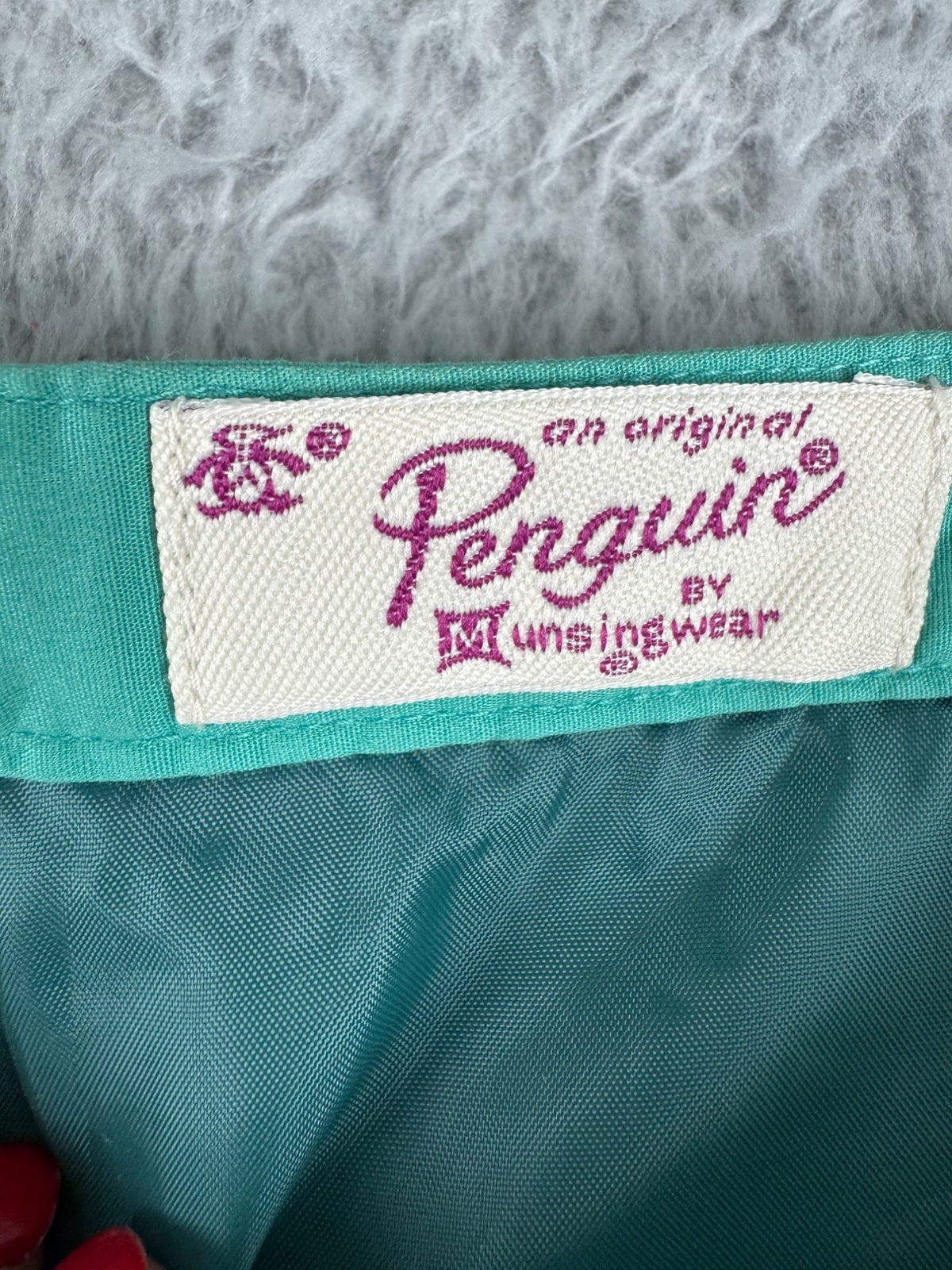 Original Penguin By Munsinger Womens Sz 10 Green Pleated Skirt Wool Viscose NWT
