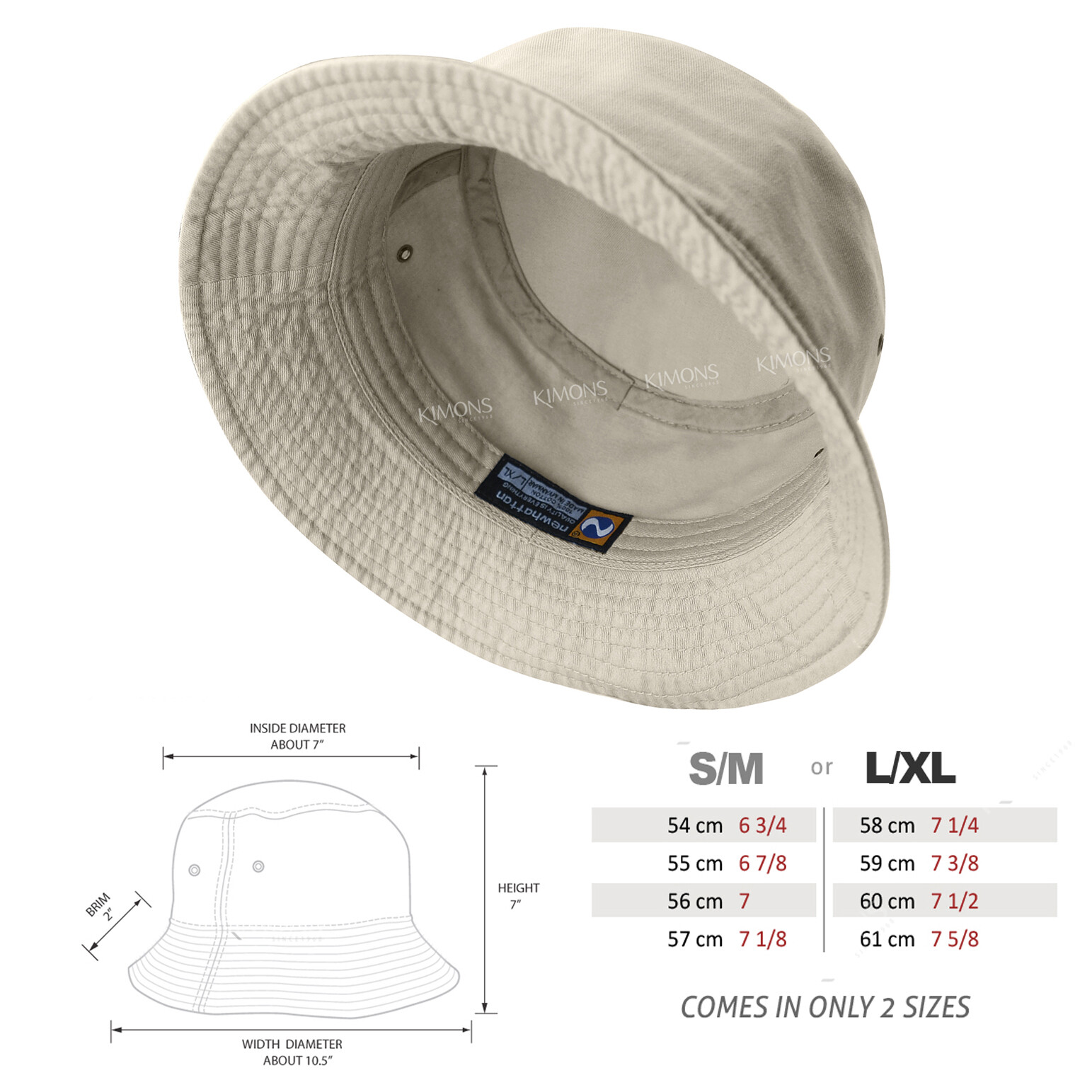 Bucket Hat Boonie Visor Hunting Fishing Outdoor Summer Cap Unisex 100% Cotton