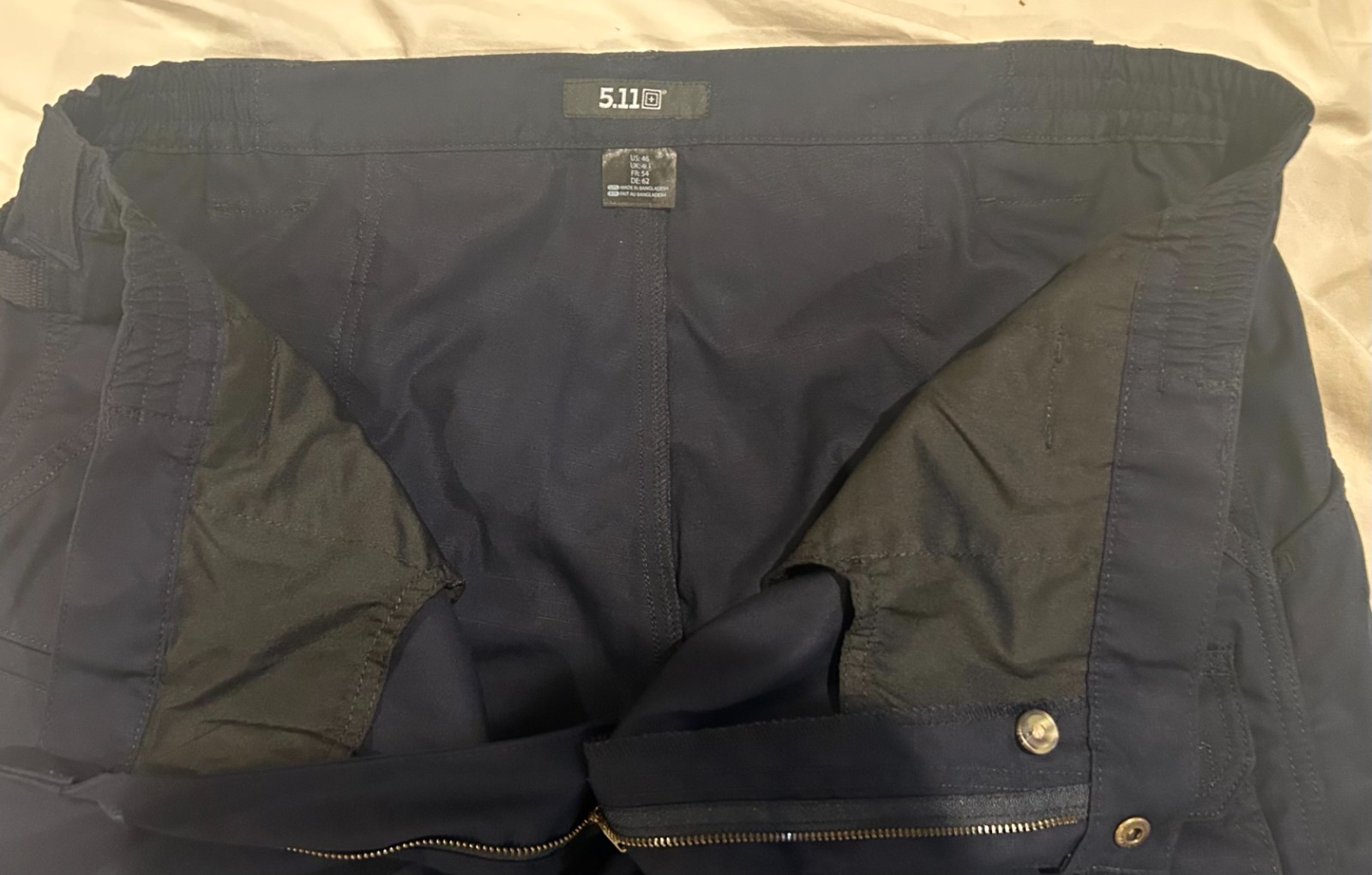 5.11 Tactical Mens Taclite Pro Lightweight Performance Pants 46X31 Dark Navy NWT