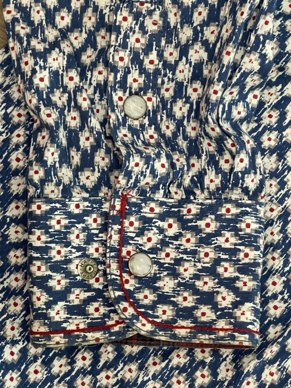 Panhandle Rough Stock – Pearl Snap western- 100% Cotton Made In Texas Large Mens
